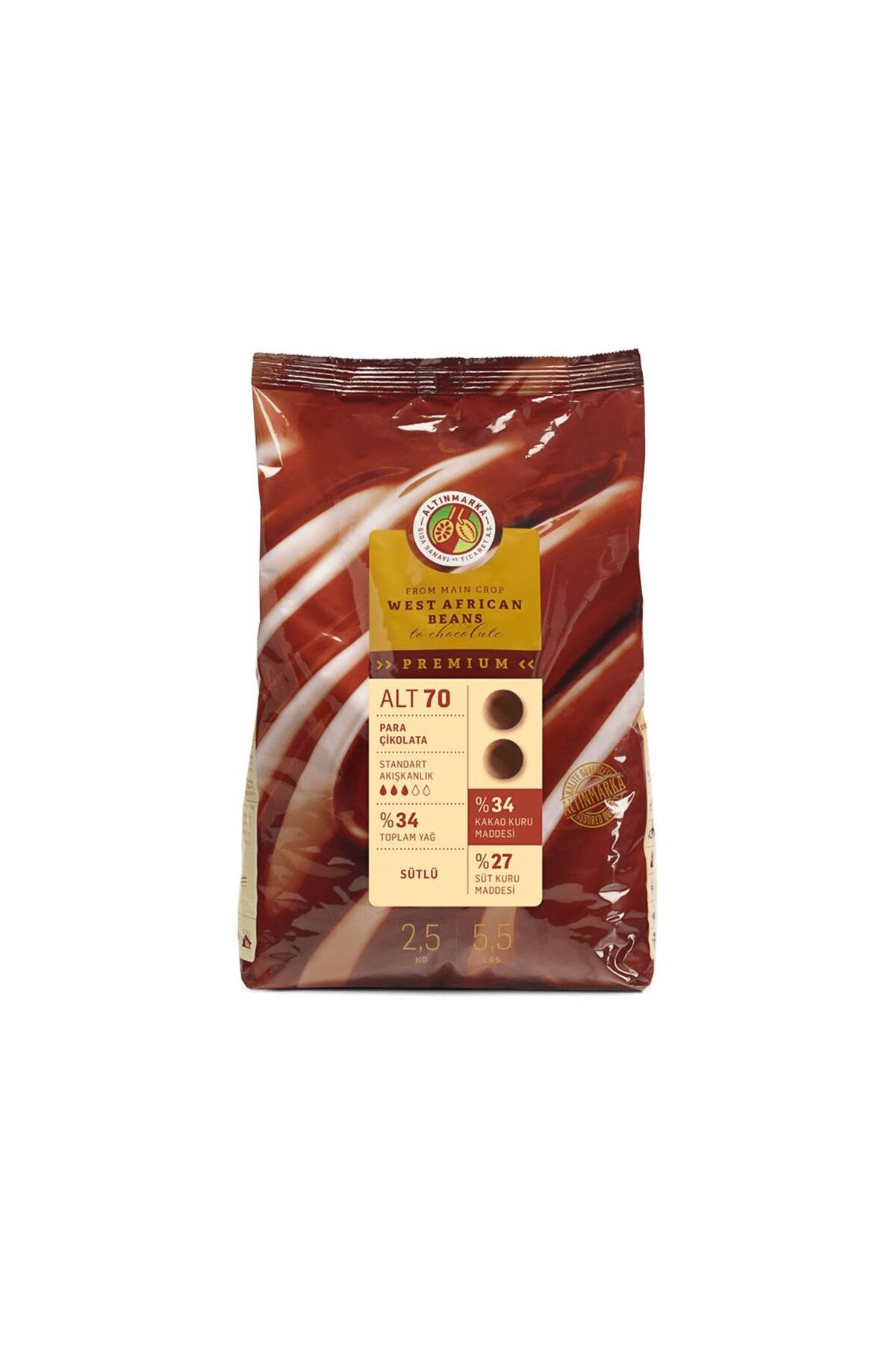 Altınmarka ALT70 Sütlü Mini Para Çikolata 2.5Kg