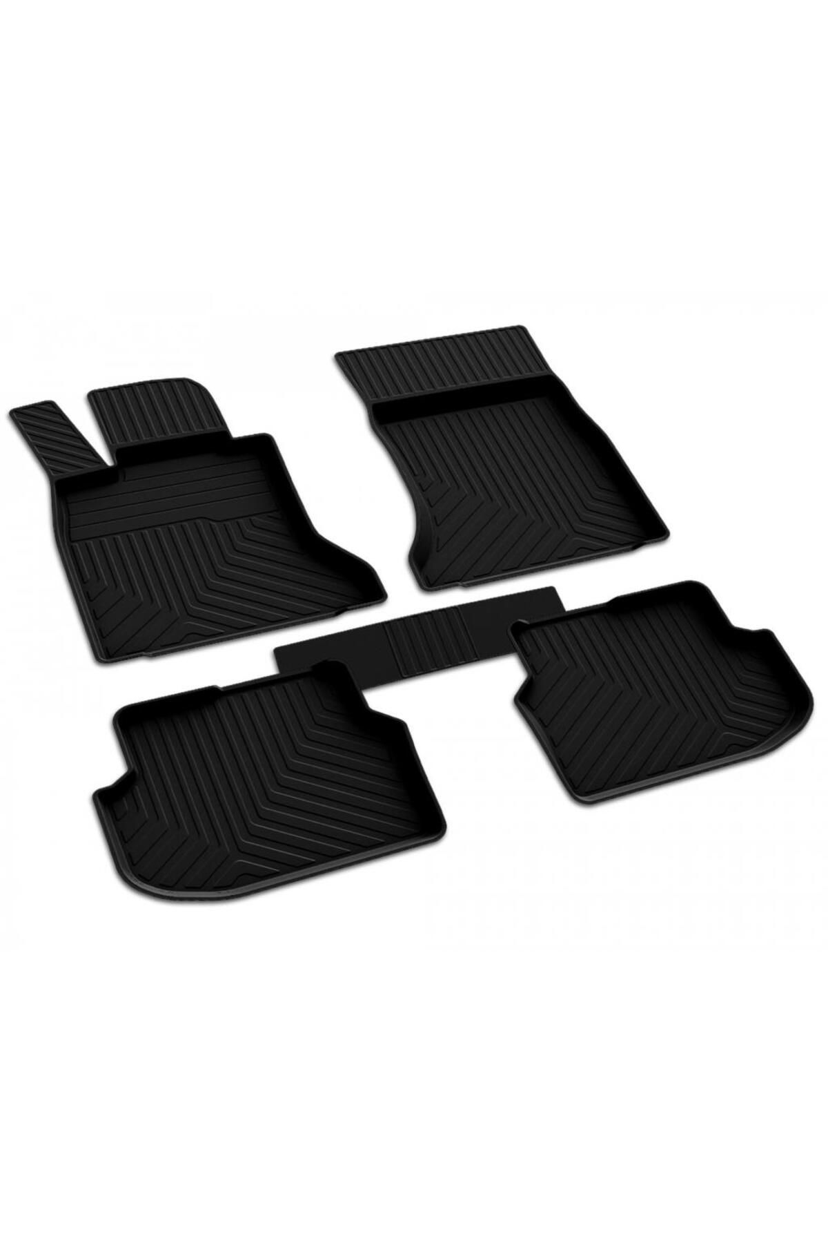 ferrous autoaccessories Bmw 6 serisi F06 Ferrous 4D Havuzlu Kauçuk Paspas 2011 2018