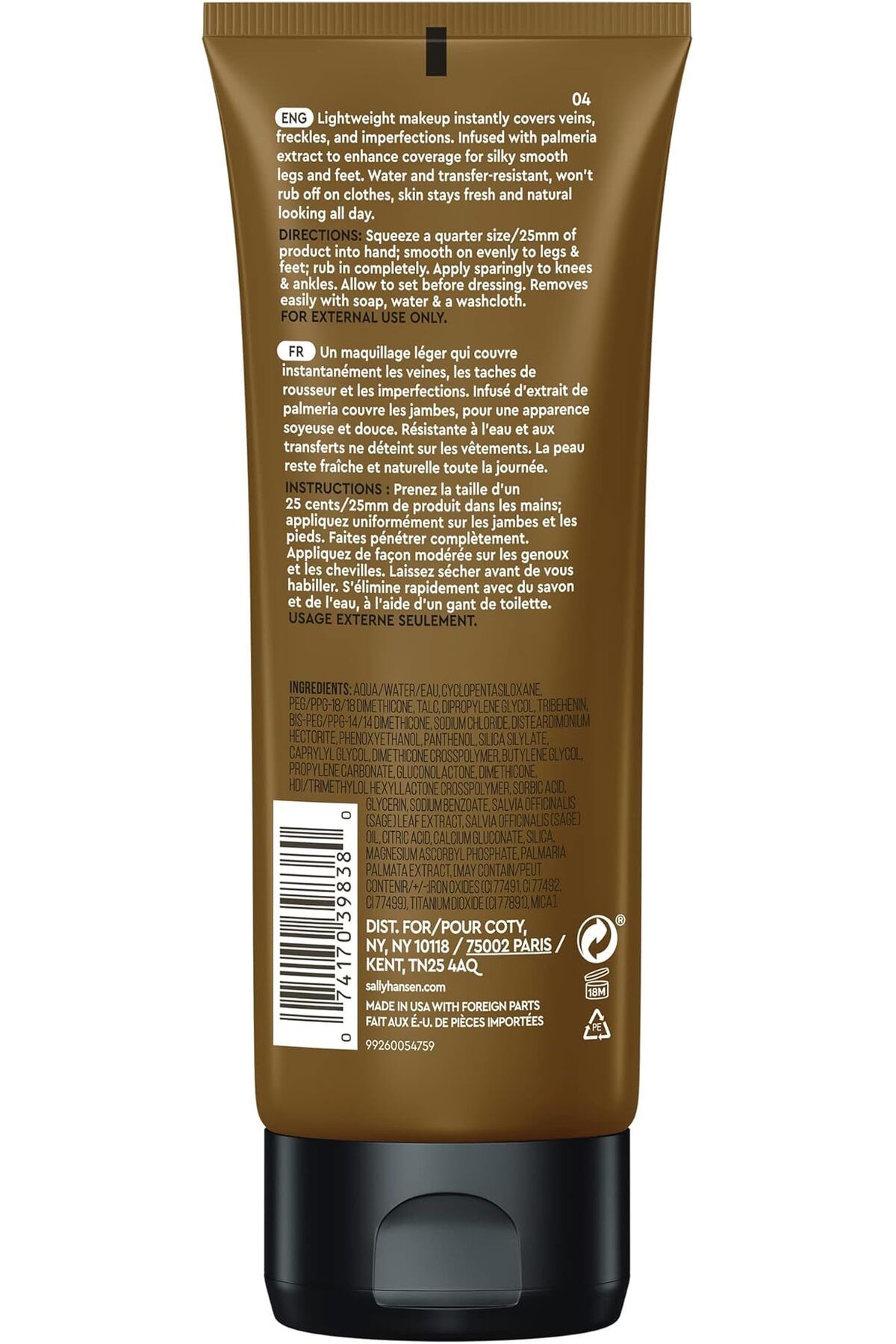Sally Hansen-Airbrush Legs Lotion - Deep Glow, 118 ml 2