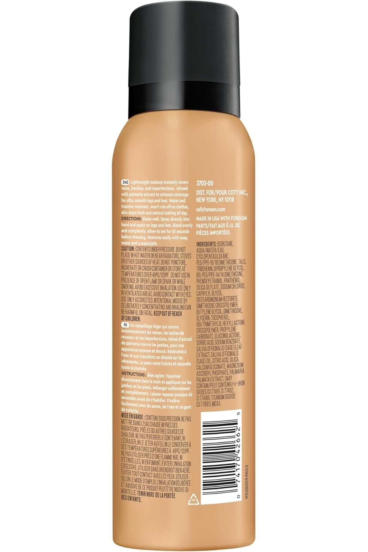 Sally Hansen-Airbrush Leg Makeup Spray - Fairest, 125g 2