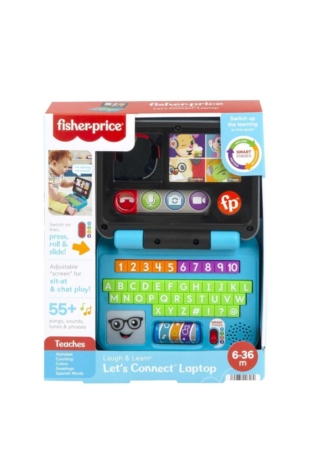 FISHER PRICE Oyuncak Eğlen ve Öğren İlk Bilgisayarım HHH08
