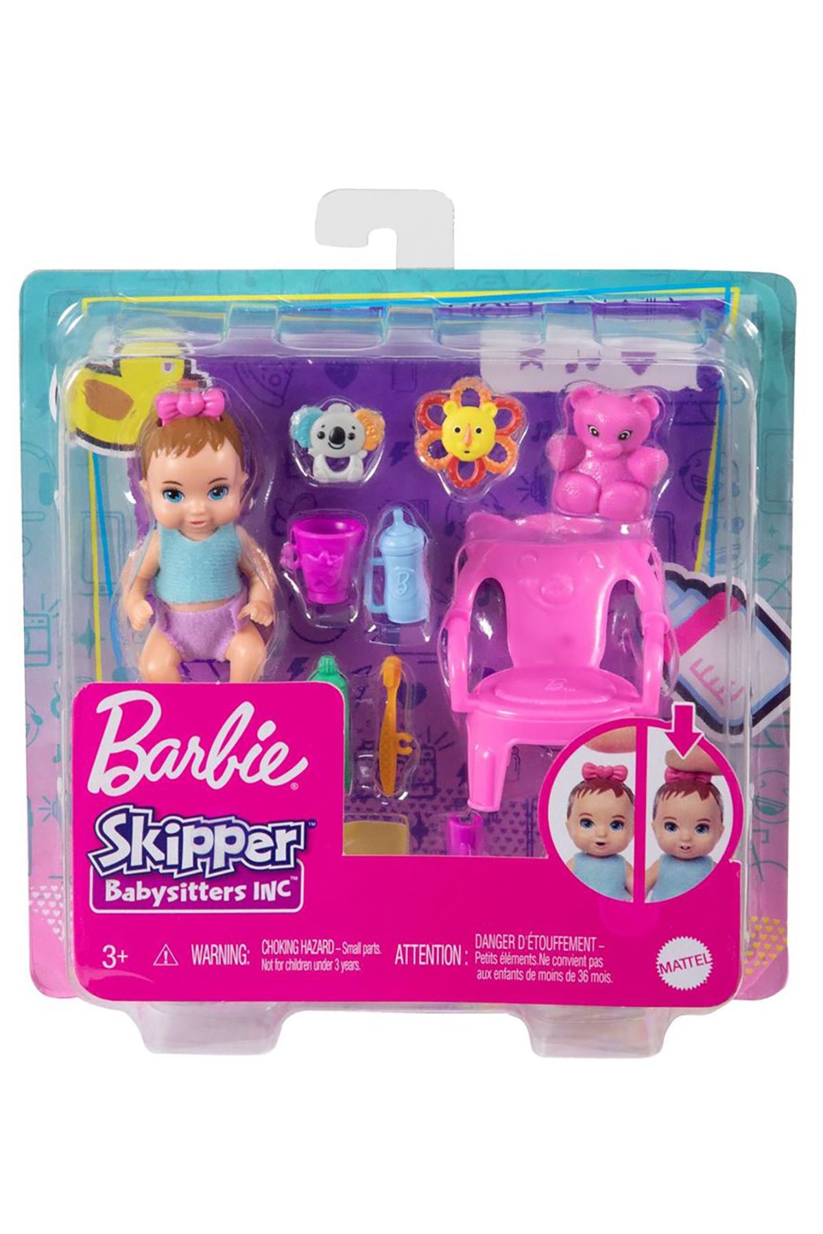 mattel Oyuncak Barbie Bebek Bakıcısı Özellikli Minik Bebek GHV83