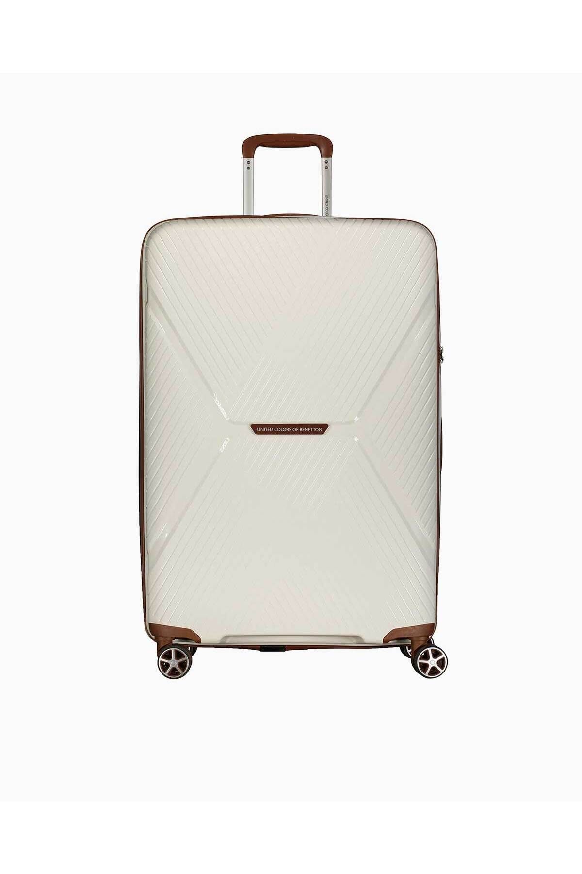Benetton Trolley Sert Kabuklu Orta Boy Valiz