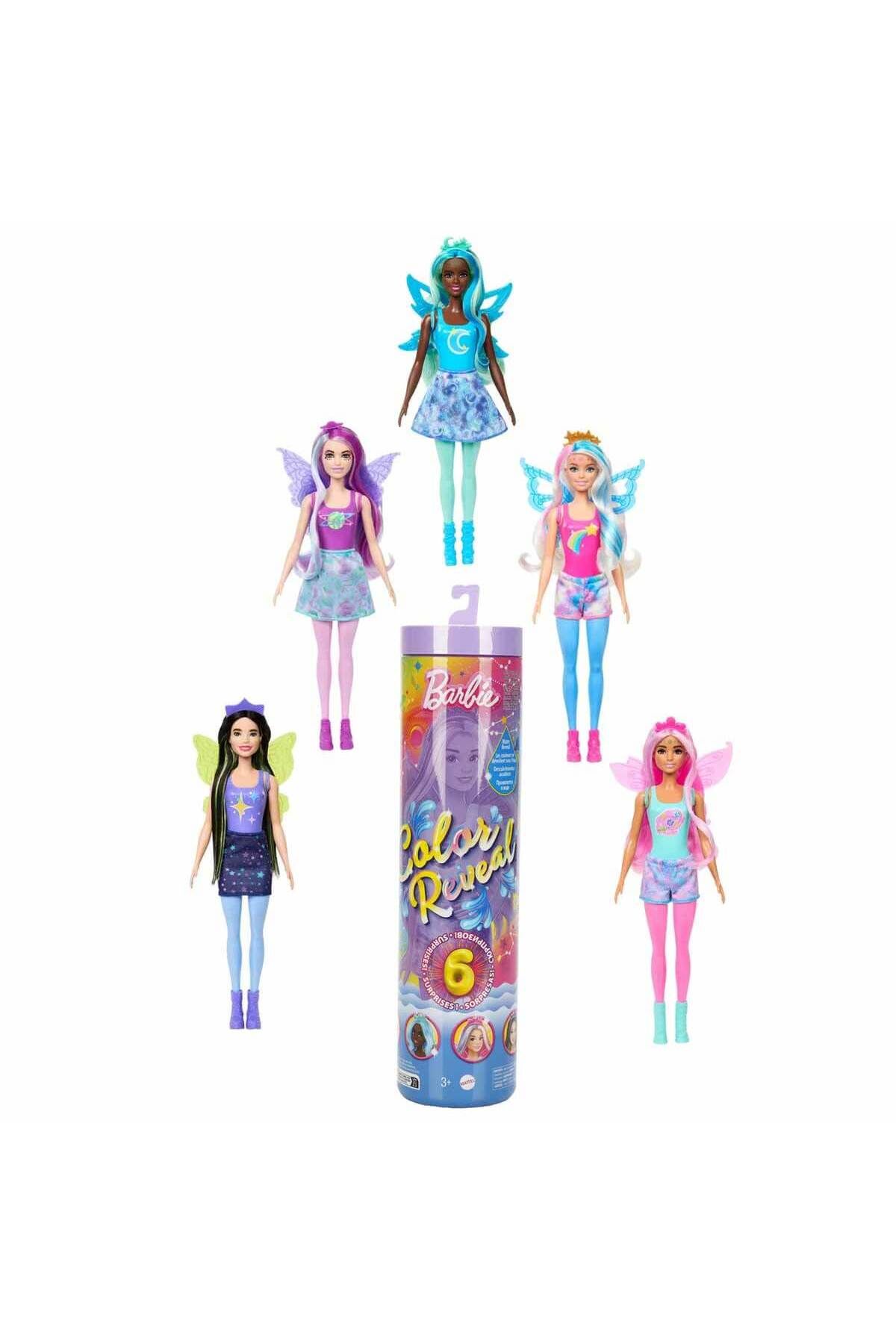 mattel Oyuncak Barbie Color Reveal Renk Değiştiren Sürpriz Barbie Galaksi Serisi HJX61 (Karışık Mode