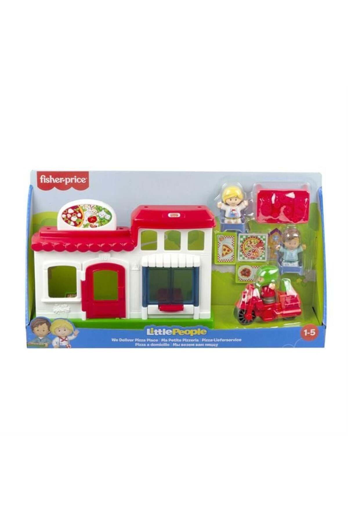 mattel Oyuncak Little People Pizza Restoranı HBR79