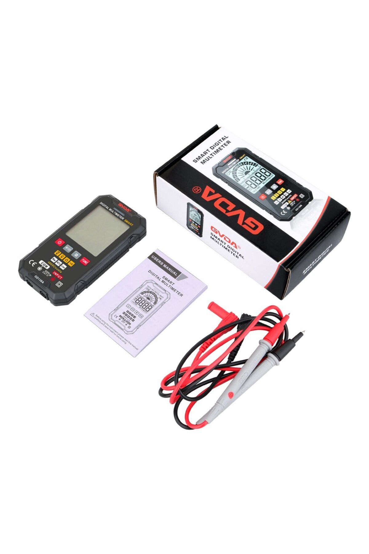 GVDA-Smart Multimeter Auto Ranging True RMS NCV DC AC Voltage Tester Automatic Voltmeter Digital ... 7