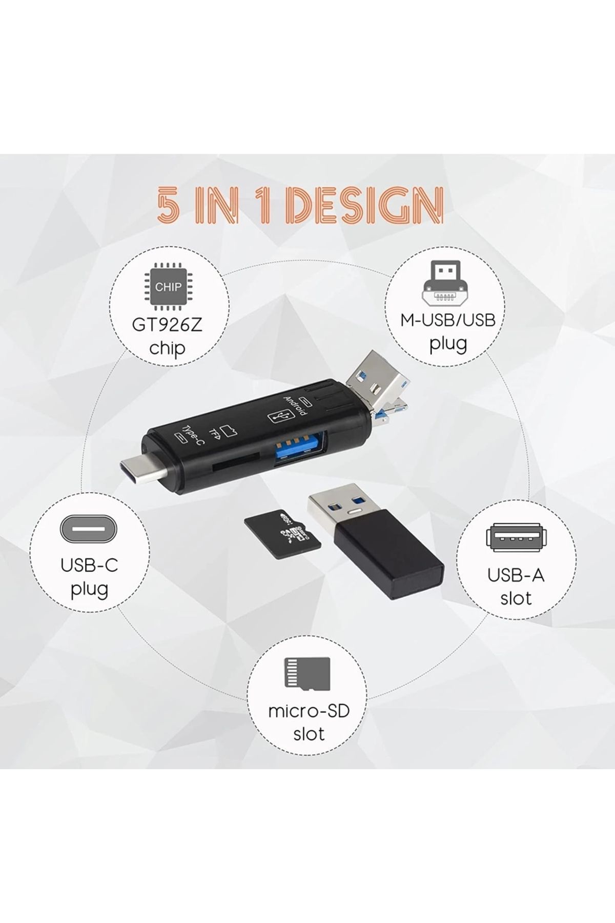 Choice-Micro SD Card Reader USB 3.0 Card Reader 2.0 For USB Micro SD Adapter Flash Drive Smart Memory Ca... 5