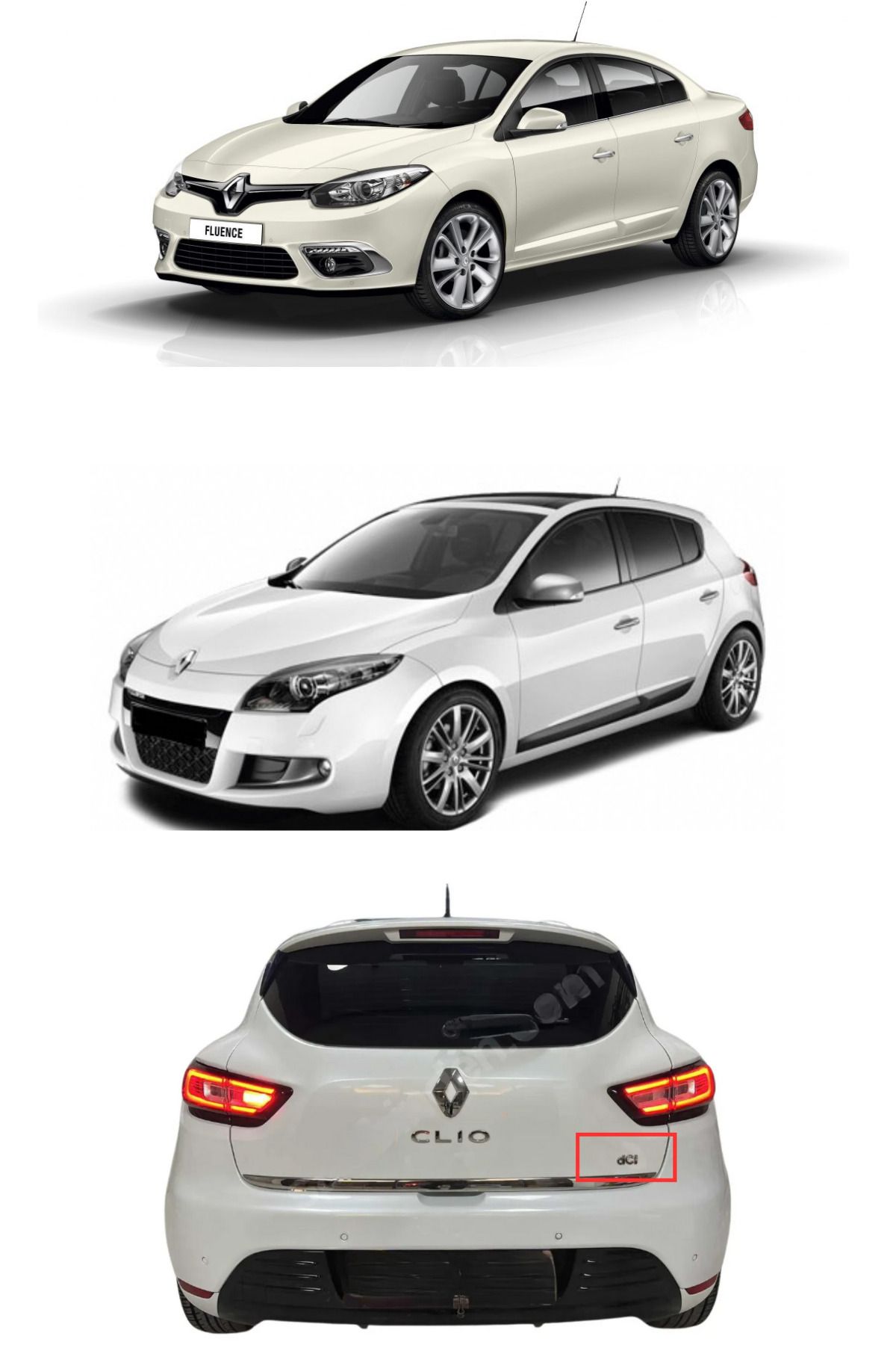MEF-Megane 3 Fluence Clio 4 Dci Rear Trunk Lettering908894256r 3