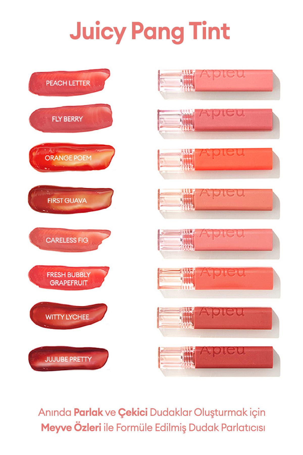 Missha Pürüzsüz Görünüm Sunan Gün Boyu Kalıcı Tint A'pıeu Juicy Pang Tint (BE01 CARELESS FİG)-6