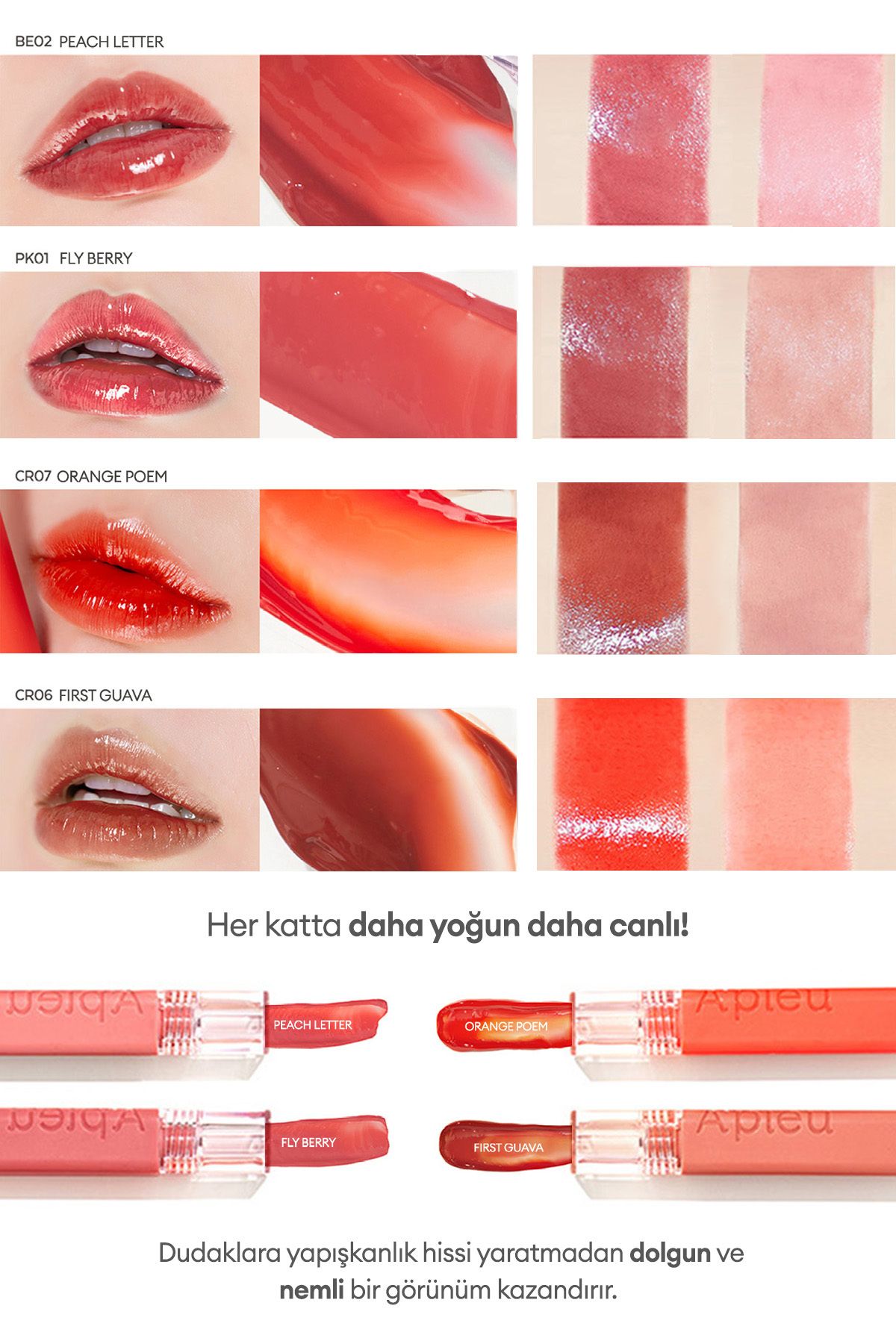 Missha Pürüzsüz Görünüm Sunan Gün Boyu Kalıcı Tint A'pıeu Juicy Pang Tint (BE01 CARELESS FİG)-3