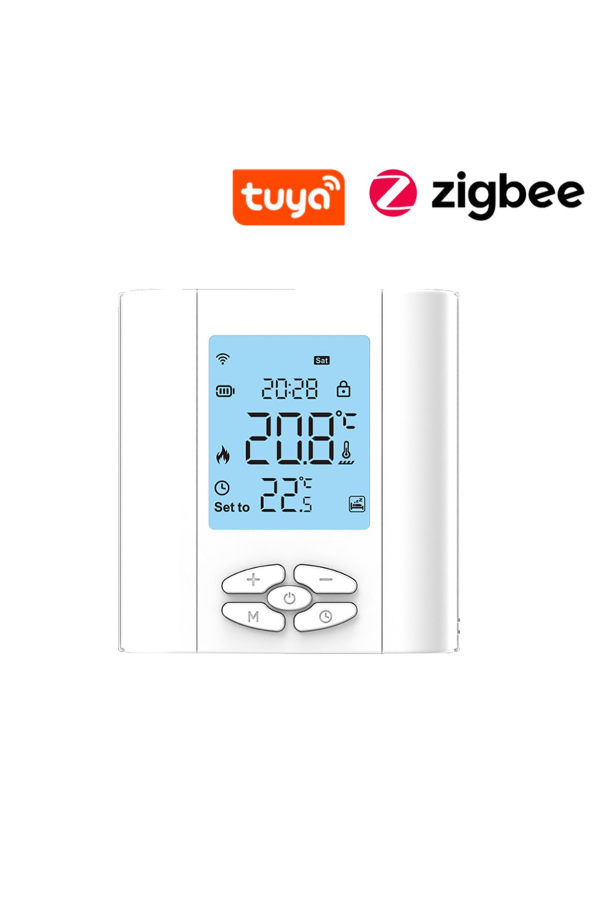 Choice-Thermostat Zigbee Battery-powered Thermostat For Water Gas Boiler Smart Tuya Wifi Wireless Temperatu 1