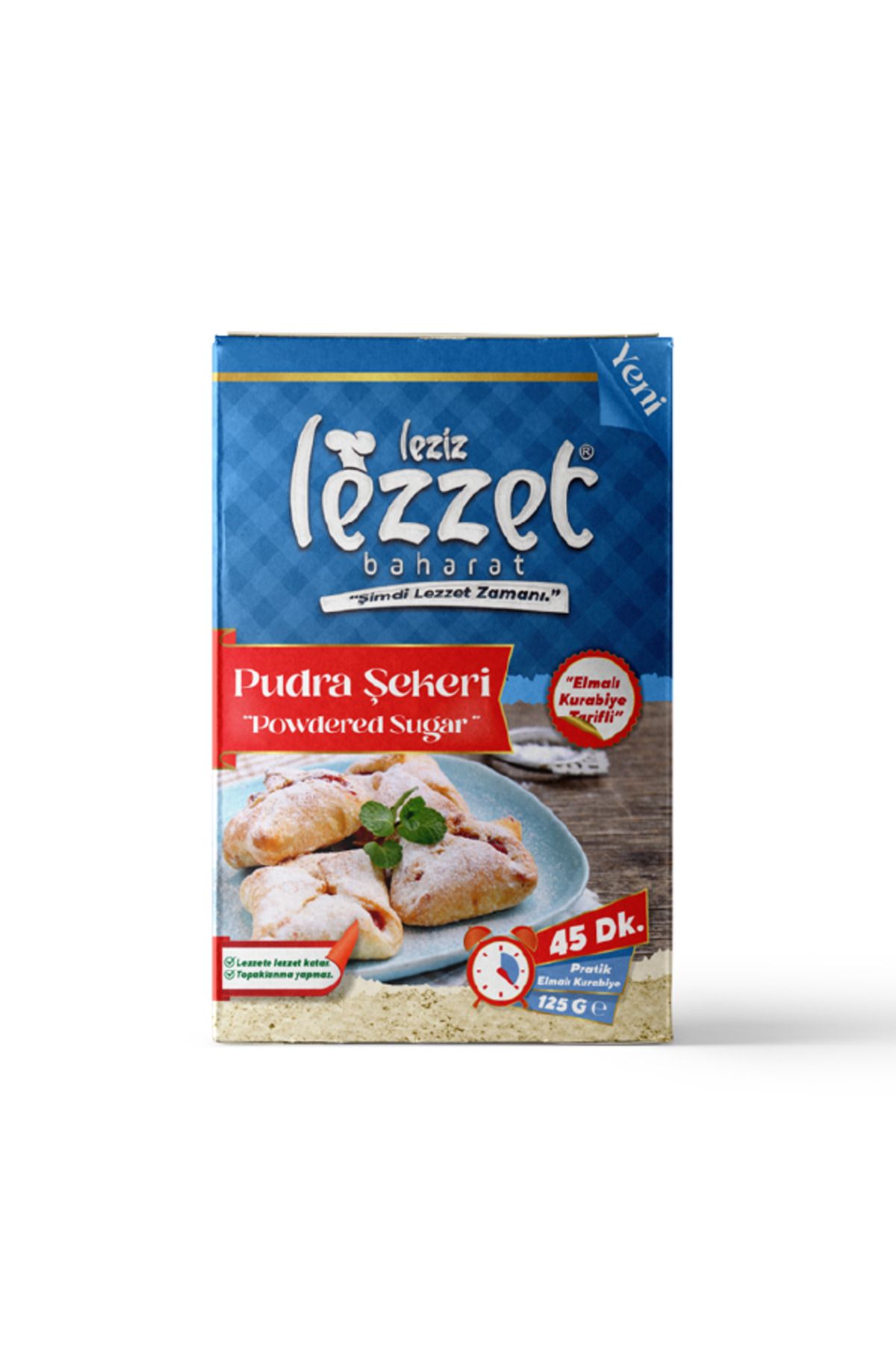 Leziz Lezzet Kutu Pudra Şekeri 125 G