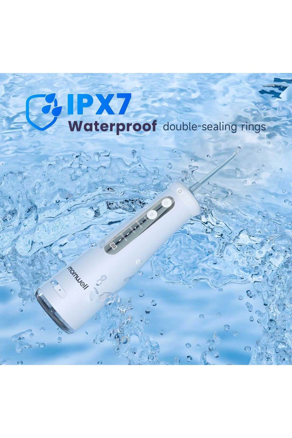 Choice-Mornwell F32 Oral Irrigator Dental Teeth Whitening Home Appliance Sonic Water Flosser 260ML Tank ... 7