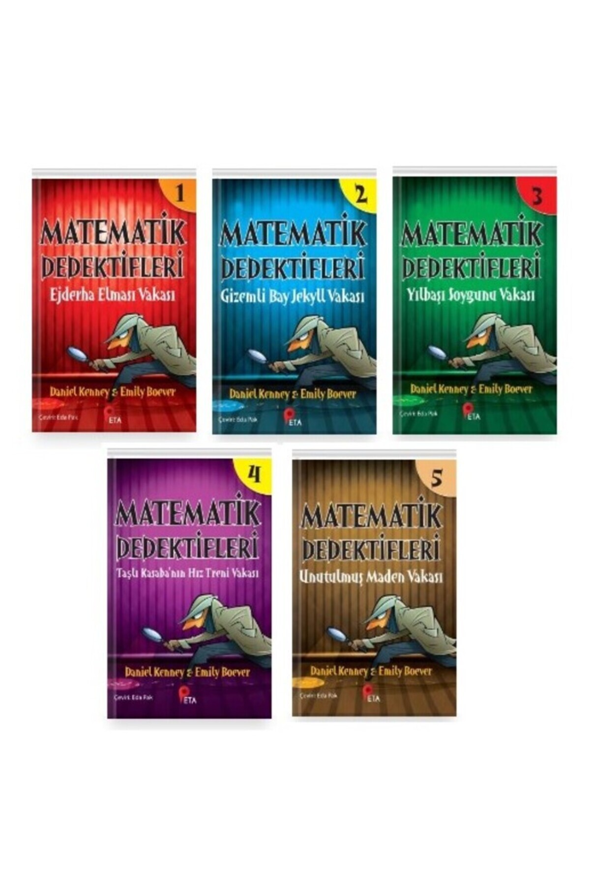 peta kitap Matematik Dedektifleri Seti ( 5 Kitap ) - Fiyatı, Yorumları