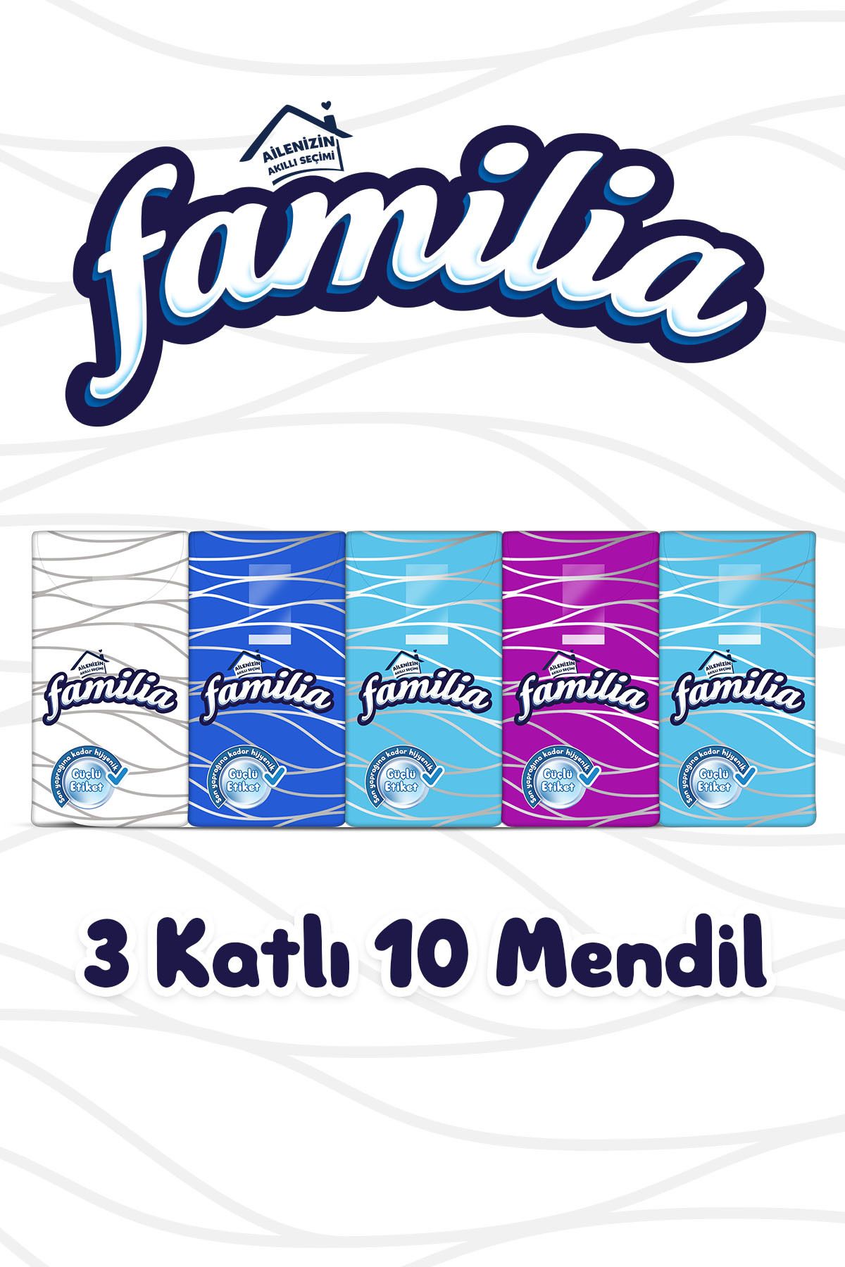 Familia 240 Adet Cep Mendili (10 ADET X 24 PAKET)