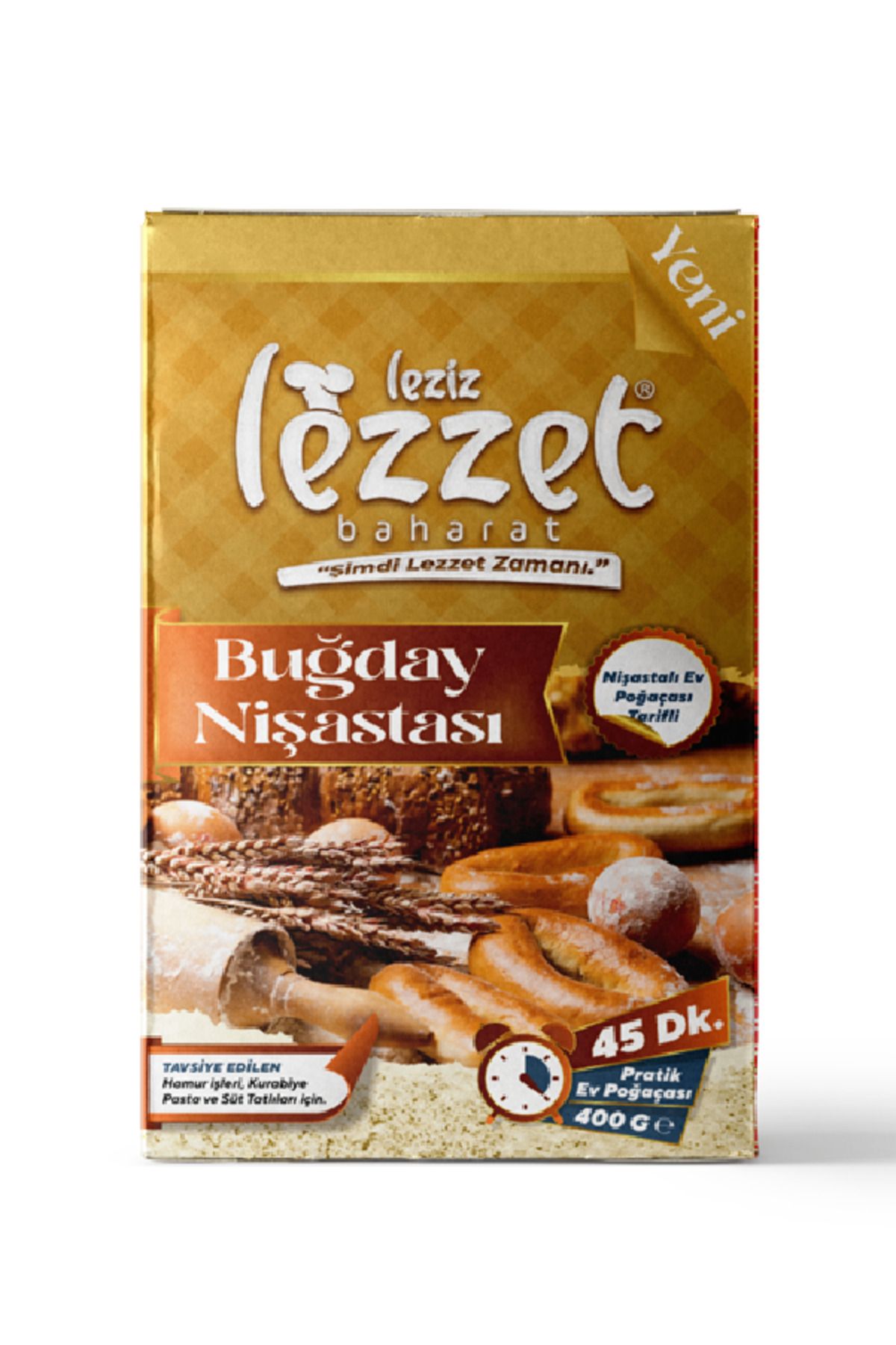 Leziz Lezzet Kutu Buğday Nişastası 400 G