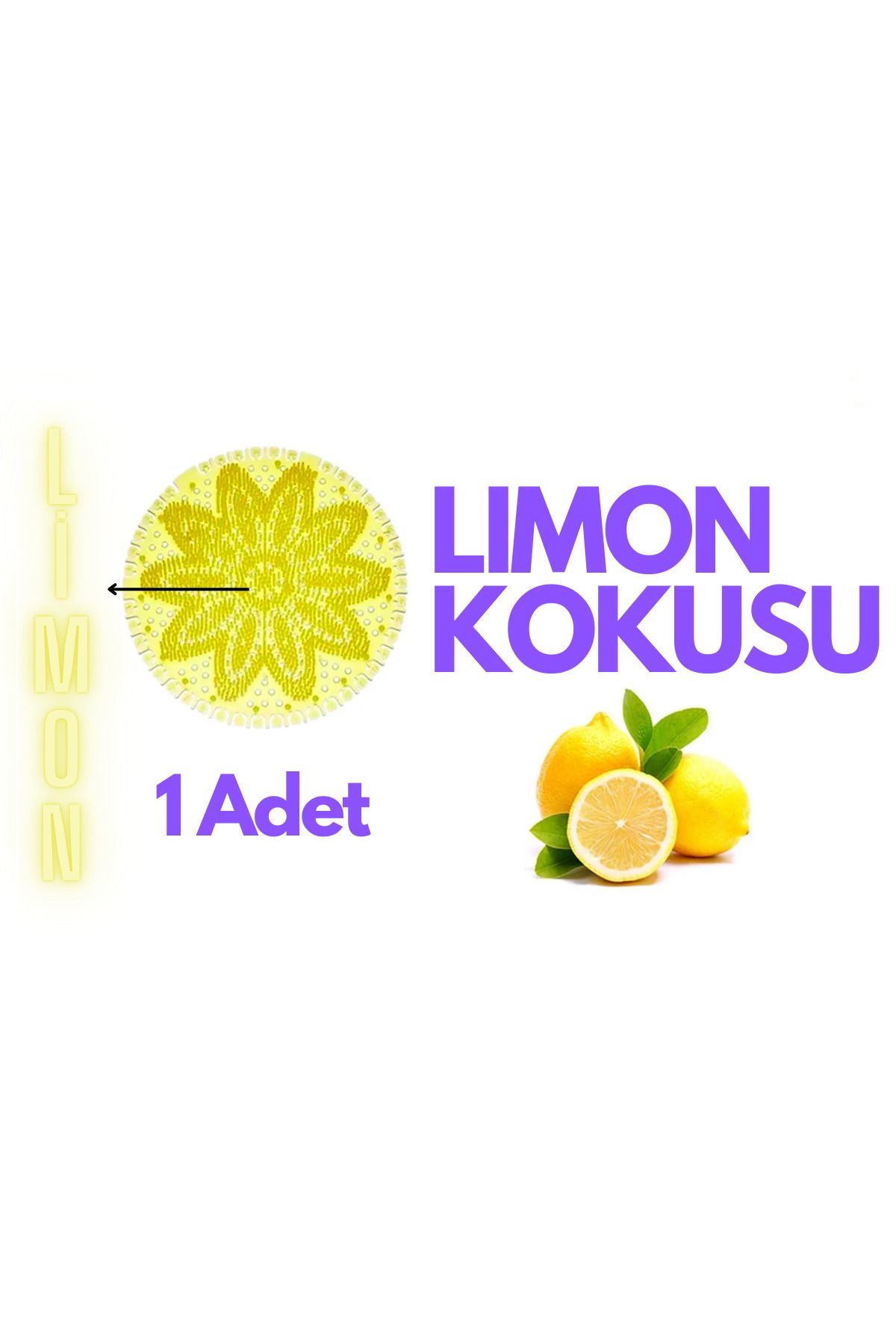 Awion Lavabo Pisuvar Süzgeci Koku Giderici Limon Kokusu - Çok Amaçlı Koku Giderici - Gider Koku Önleyici