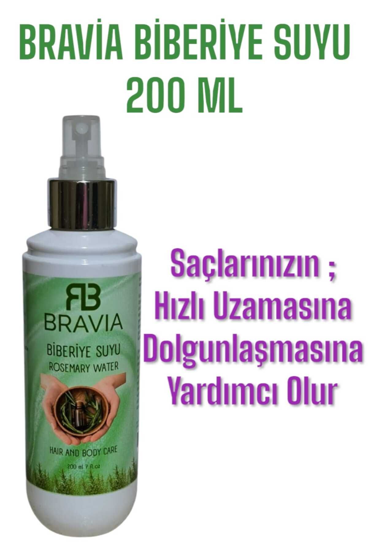 Bravia Saf Biberiye Suyu 200 ml -Hizli uzatma etkili ve dökülme karşıtı