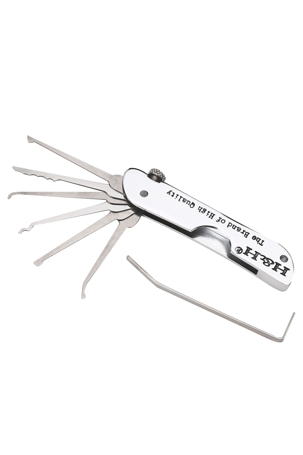 Choice-Foldable 7 in 1 Lock Picking Set Stainless Steel Lock Pick Set with Wrench Compact Training Kit f... 4