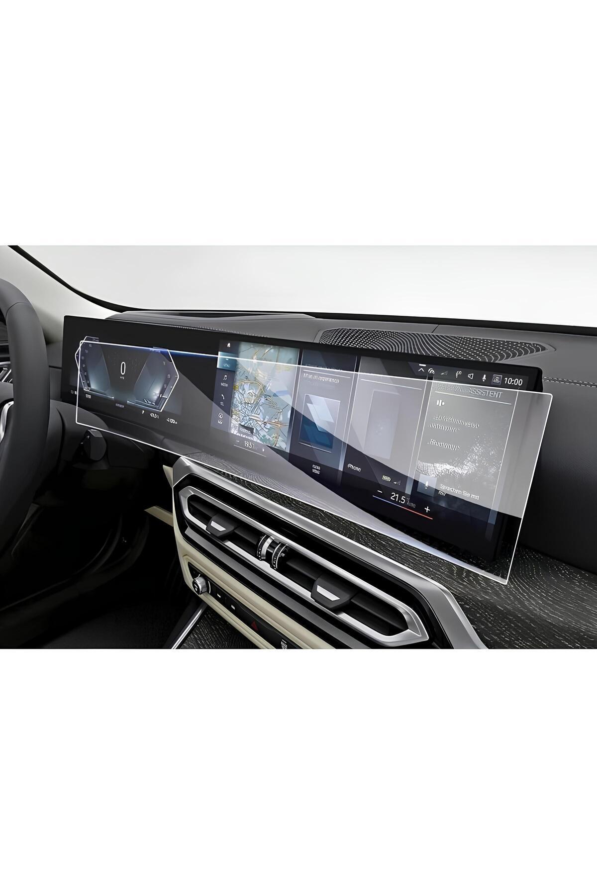 PiyasaSepeti-9H Nano Screen Protector Compatible with Bmw I4 Digital Indicator and Multimedia Information Display 1