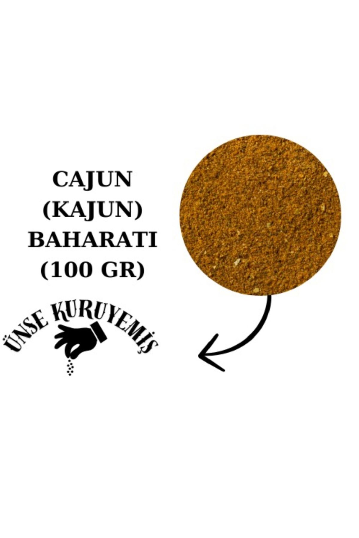 ÜNSEKURUYEMİŞ Cajun (Kajun) Bahartı 100 Gr