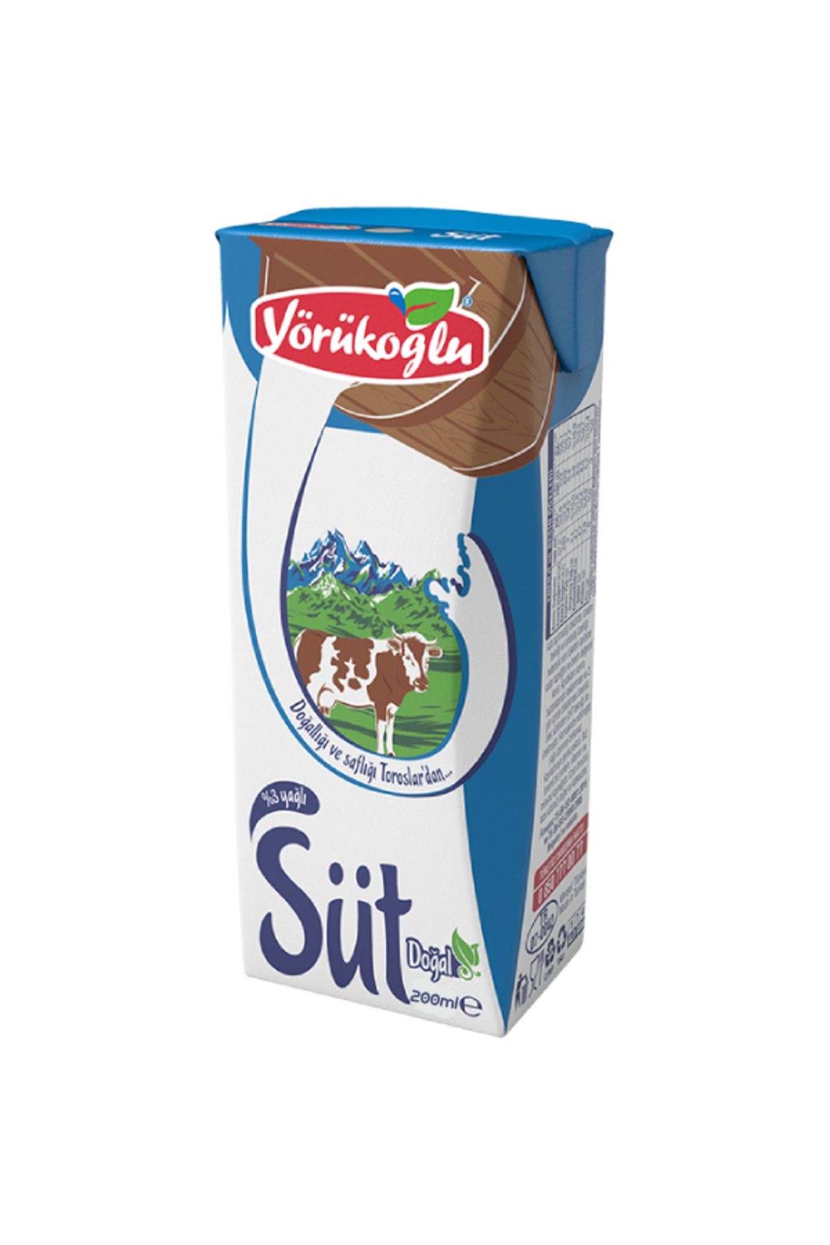 Yörükoğlu Yağlı Süt %3 200 Ml X 27 Adet