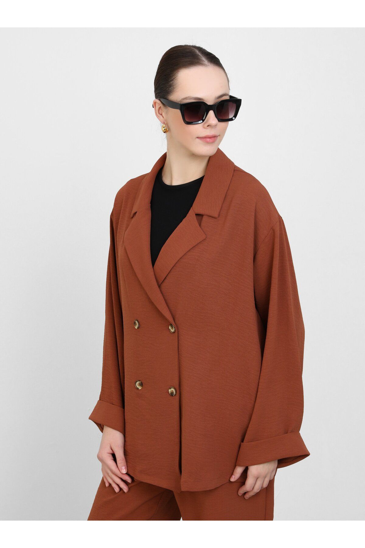 Refka-Aerobin Brown Aerobic Set - Jacket and Pantalon 3