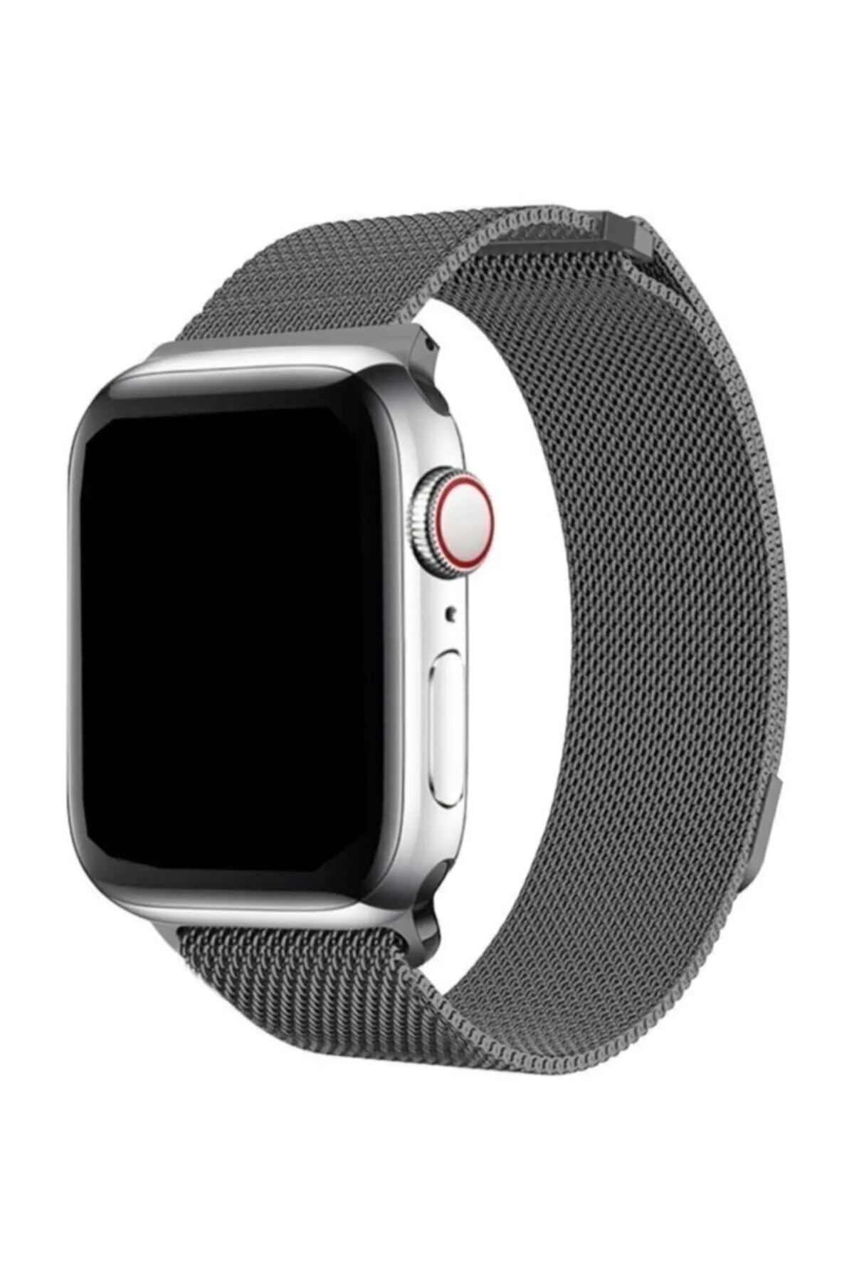 PSGT Apple Watch Uyumlu 42/ 44/45/ 49mm 1/2/3/4/5/6/se/7/8/9ultra-ultra2 Kordon Metal Loop Kordon