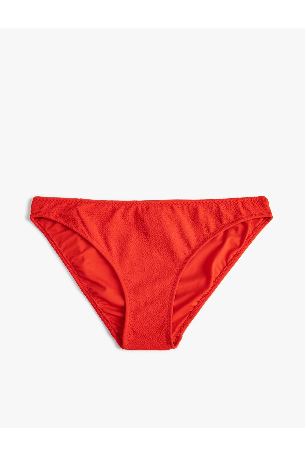 Koton-Textured Bikini Bottom Standard Waist 1