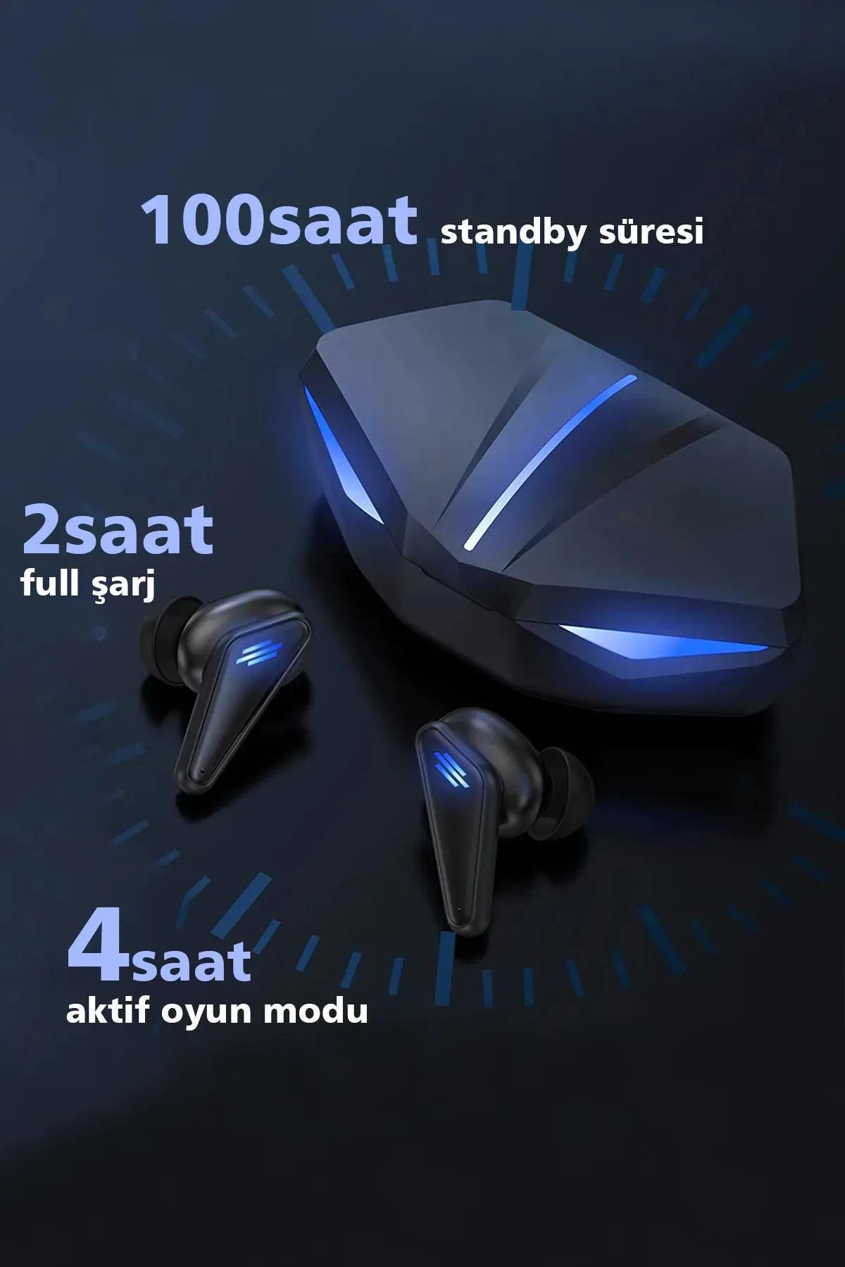 K55 Gaming Oyuncu Pubg Kulaklığı Işıklı Mikrofonlu Kablosuz Bulutut Kulaklık