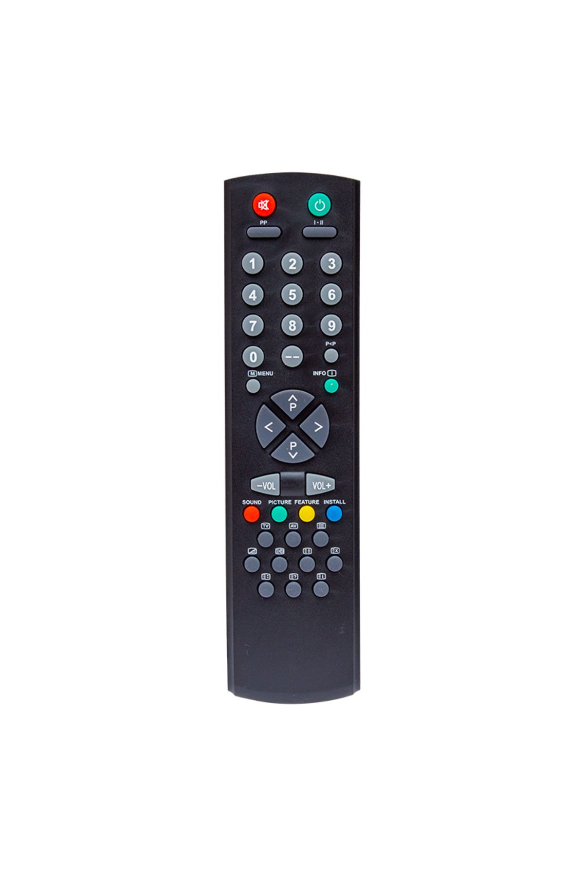 ZORROKİN VESTEL 2040 BLACK L SERİSİ TV KUMANDA (3646=7347) (4767) - ECK8936-9102