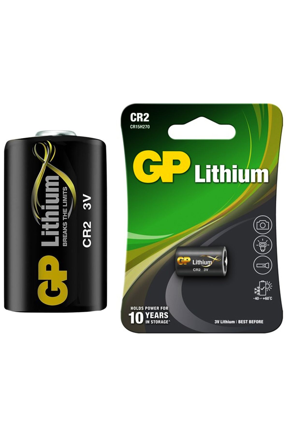 mrpurple GP CR2 3 VOLT LİTHİUM© FOT.MAK. PİLİ (CR2E-2UE1) (4767) - PRP2935-7127