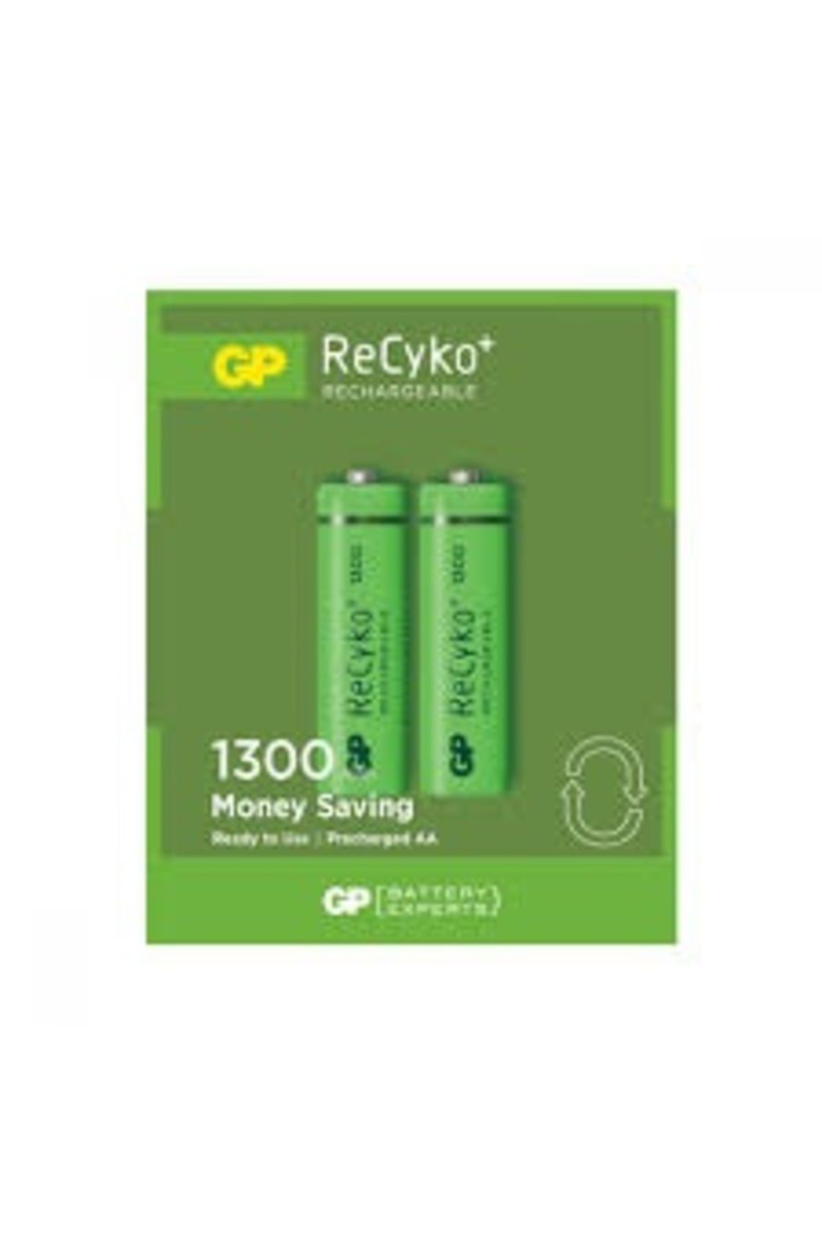 feifei GP RECYKO 1300mAh AA ŞARJLI KALEM PİL 132C133 2Lİ KART (4767) - AYS6730-1540