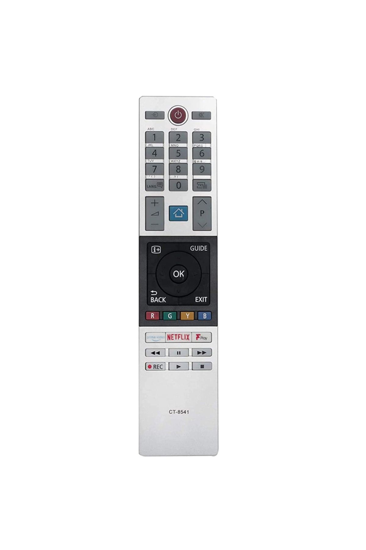 feifei TOSHIBA CT-8541 NETFLIX- PRIME VIDEO-F PLAY TUŞLU LCD-LED TV KUMANDA (4767) - AYS6202-1363