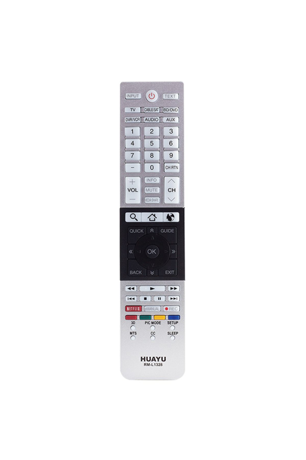 gizmurstore HUAYU KL RM-L1328+ NETFLIX TUŞLU LCD KUMANDA BLİSTERLİ (4767) - GMS9470-8831