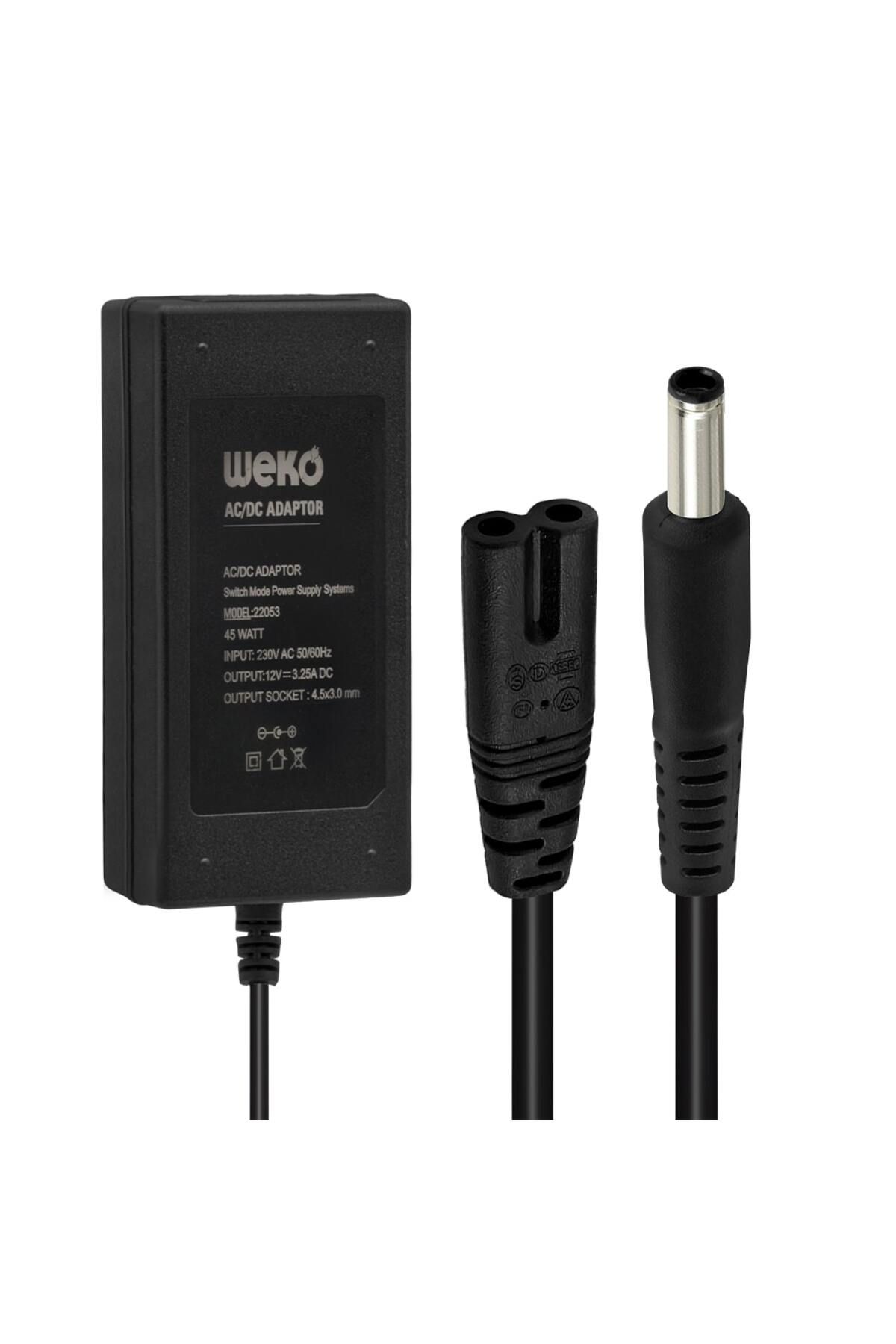 demila 12 VOLT 3.25 AMPER 4.5X3.0MM UÇLU NOTEBOOK ADAPTÖR YERLİ ÜRETİM (4767) - MLA6039-2124