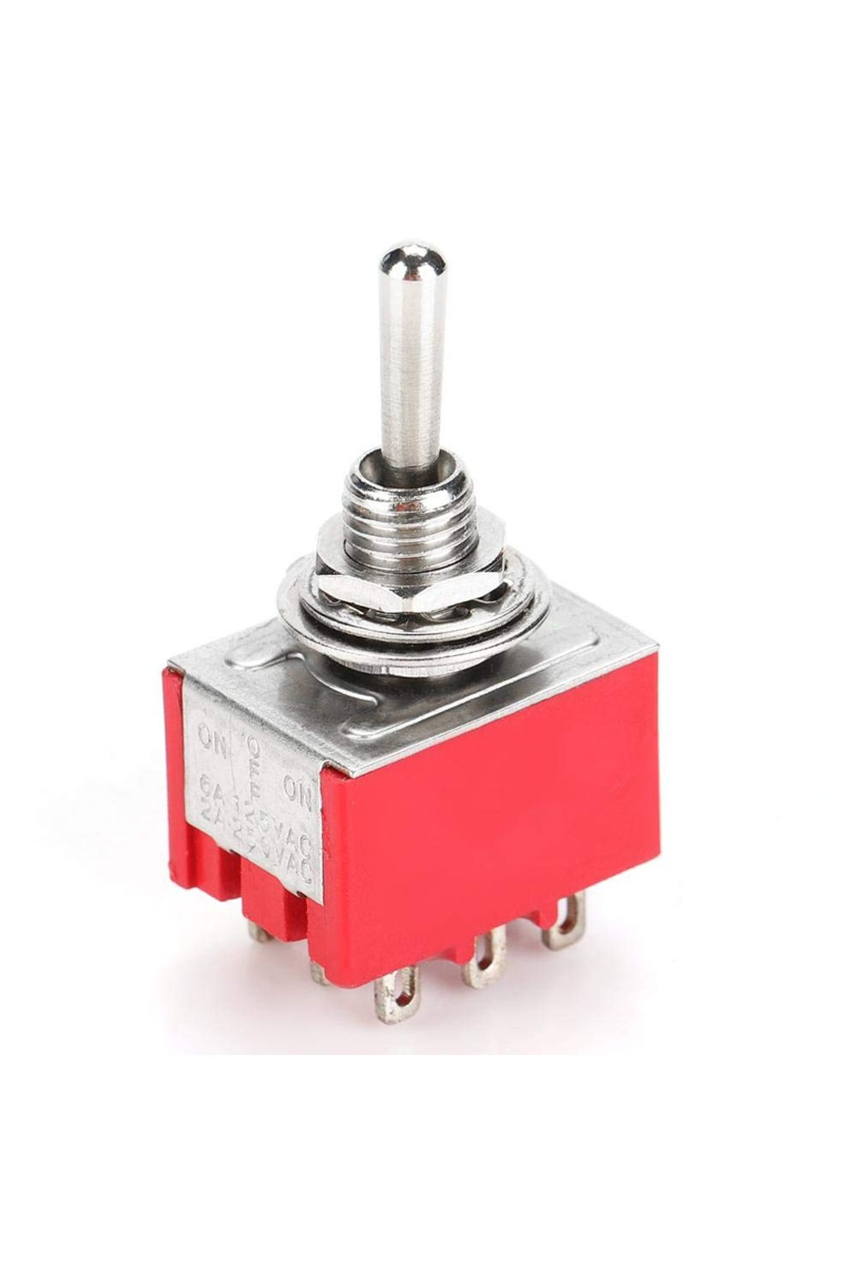 Take and Happy Toggle SwiTch On-Off-On Ø6Mm Mts-303 (Ic-148B) (4767)