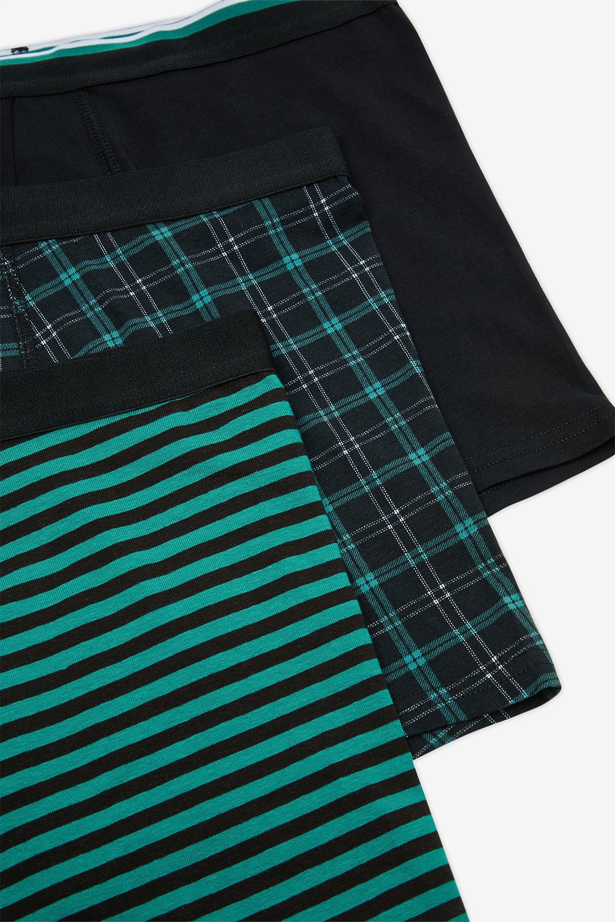 Penti-Tartan Triple Black Boxers 5