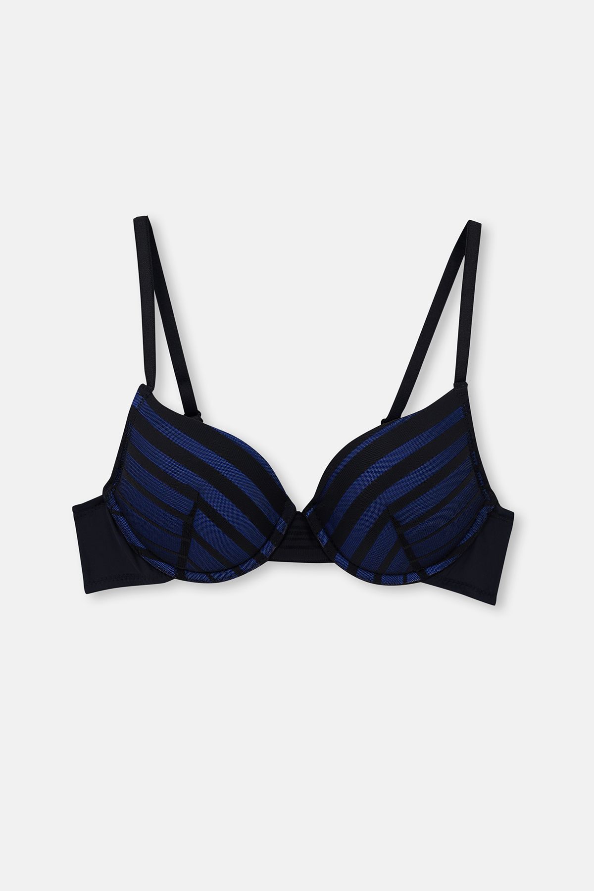 Eros-Ersk1130 Ivy Blue Striped félig kitöltött melltartó - Tk 2