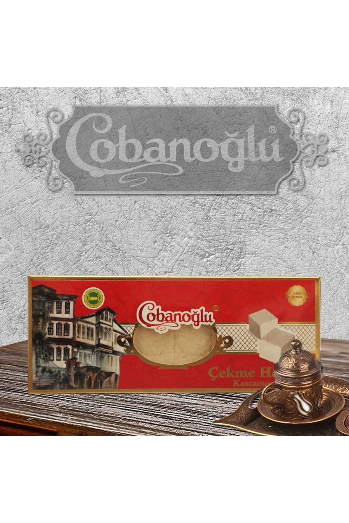Çobanoğlu-200g Plain Castanese Pulling Halva 4