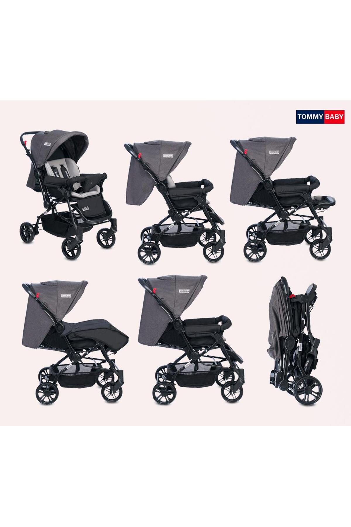 Tommybaby Elegant Çift Yönlü Bebek Arabası fotoğrafı 3 (önizleme)