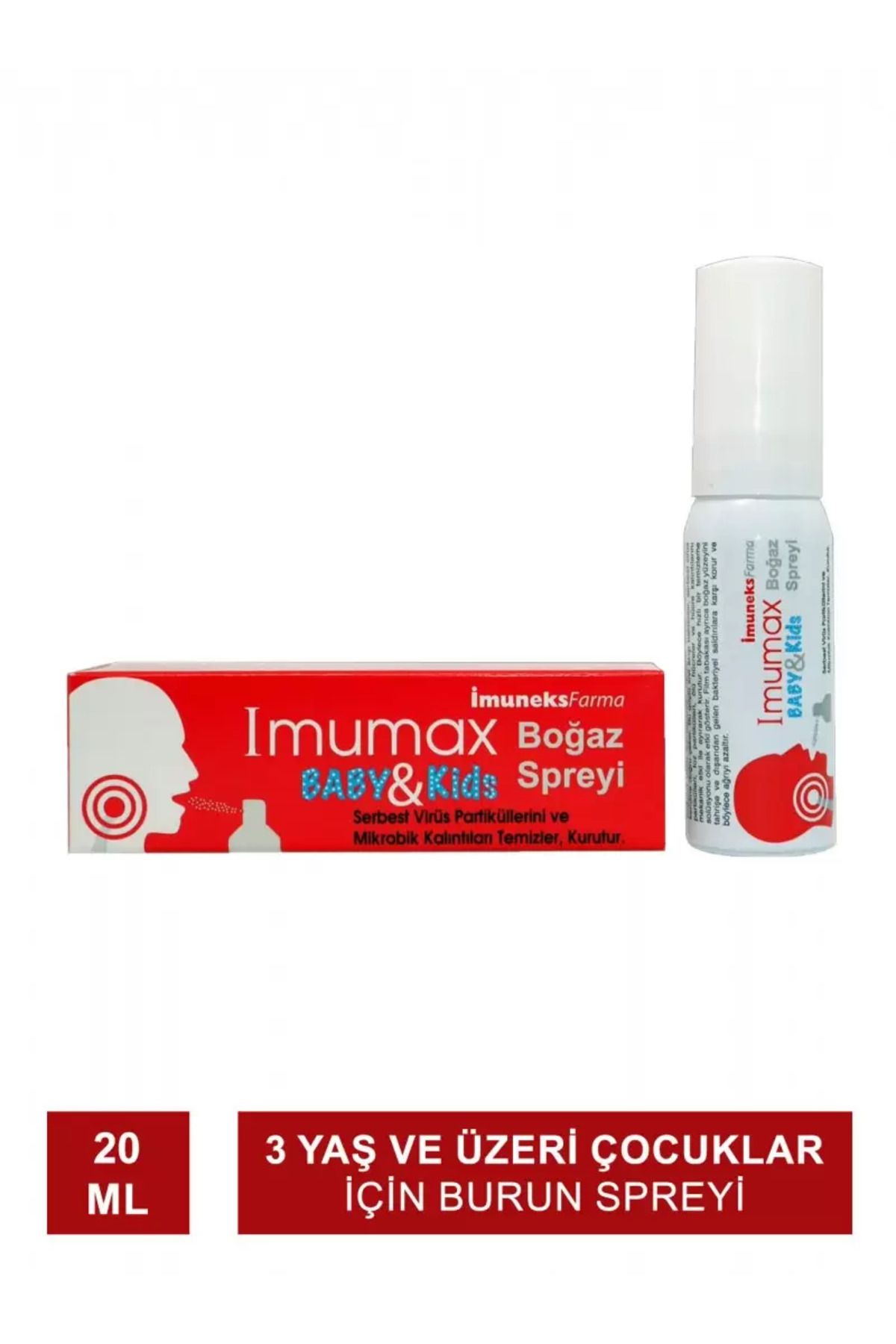 Imuneks İmuneks Imumax Baby & Kids Boğaz Spreyi 20 ml