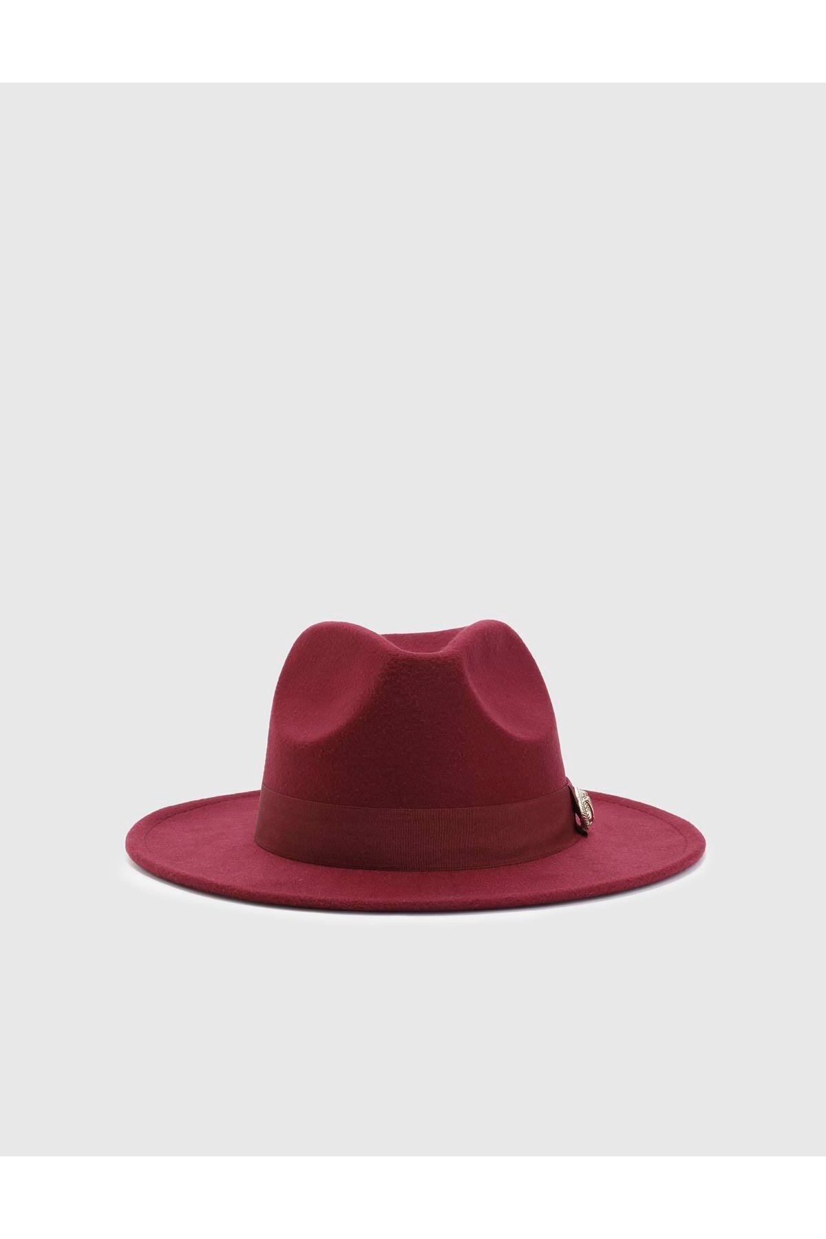 İLVİ-Claret Red Minako Women's Hat 1