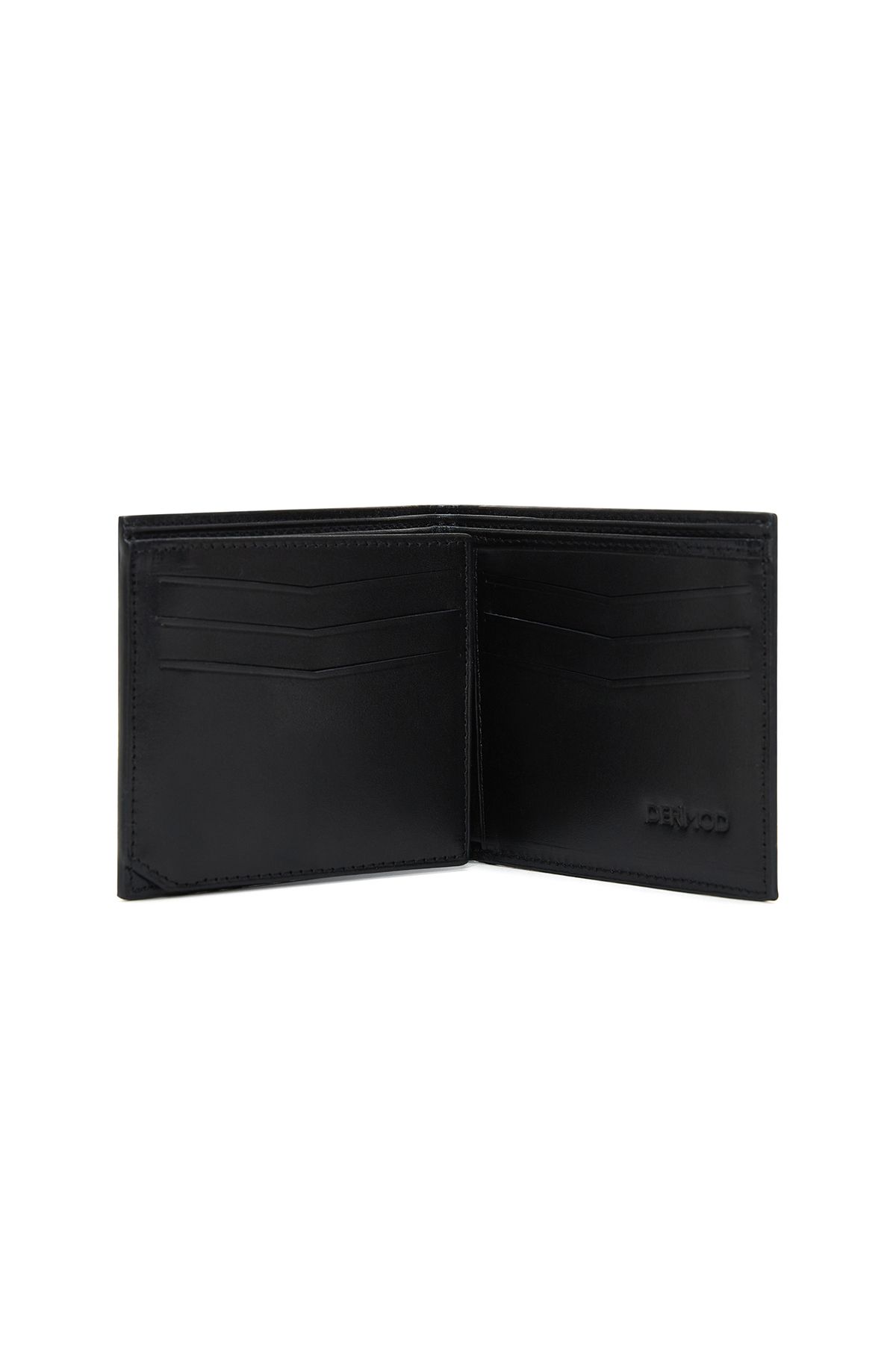 Derimod-Black Leather Men's Wallet - 000a2d308326 6