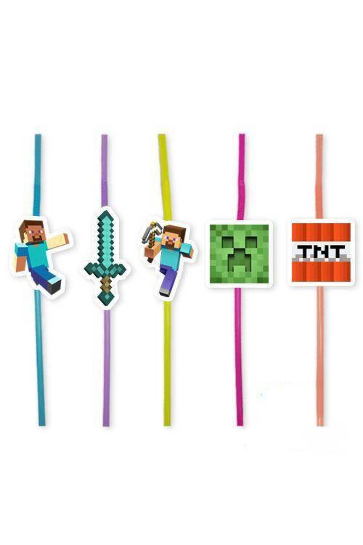 Parti Dükkanım Minecraft Artistik Pipet (10 ADET)