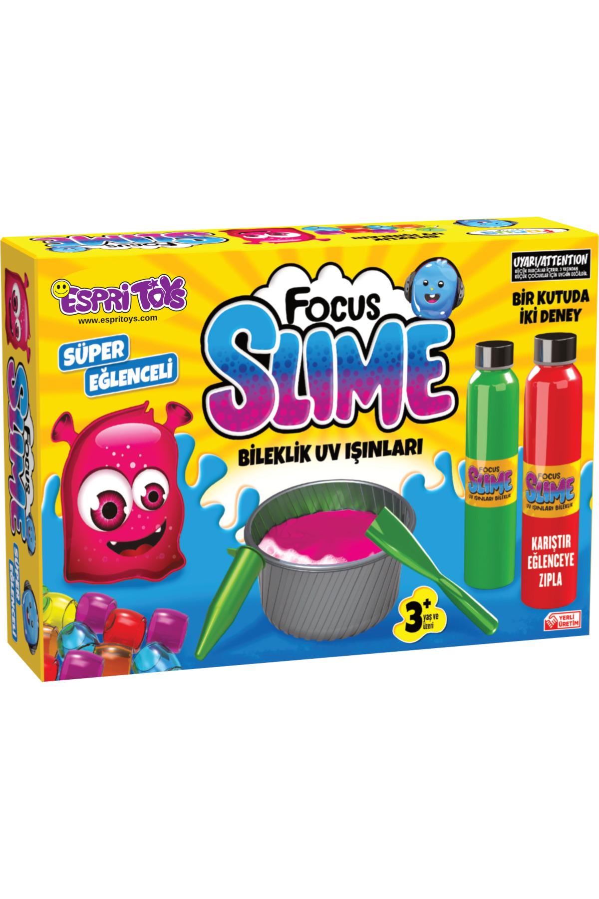 EspriToys-Slime Experiment Set And Uv Beam Bracelet Box Game - Fun Science Experiments 8