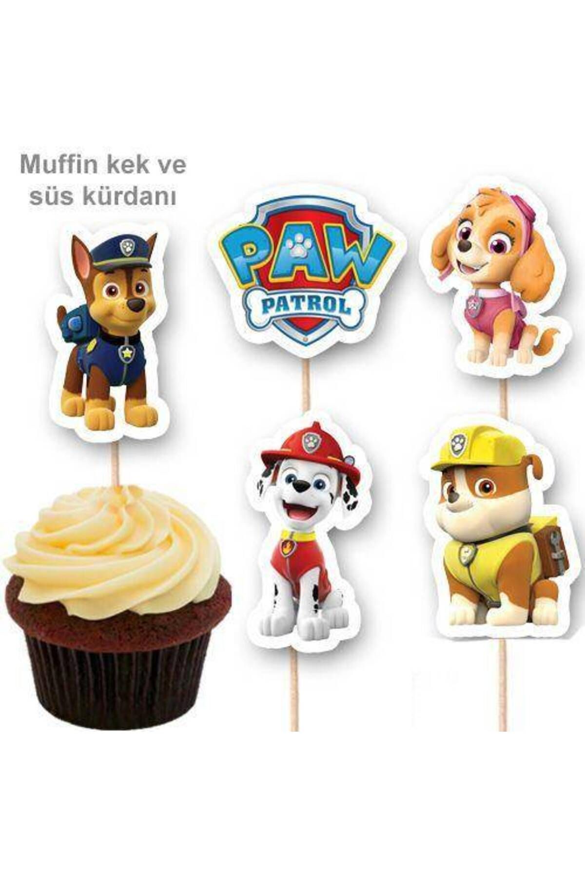 Parti Dükkanım Paw Patrol Şekilli Kürdan (10 ADET)