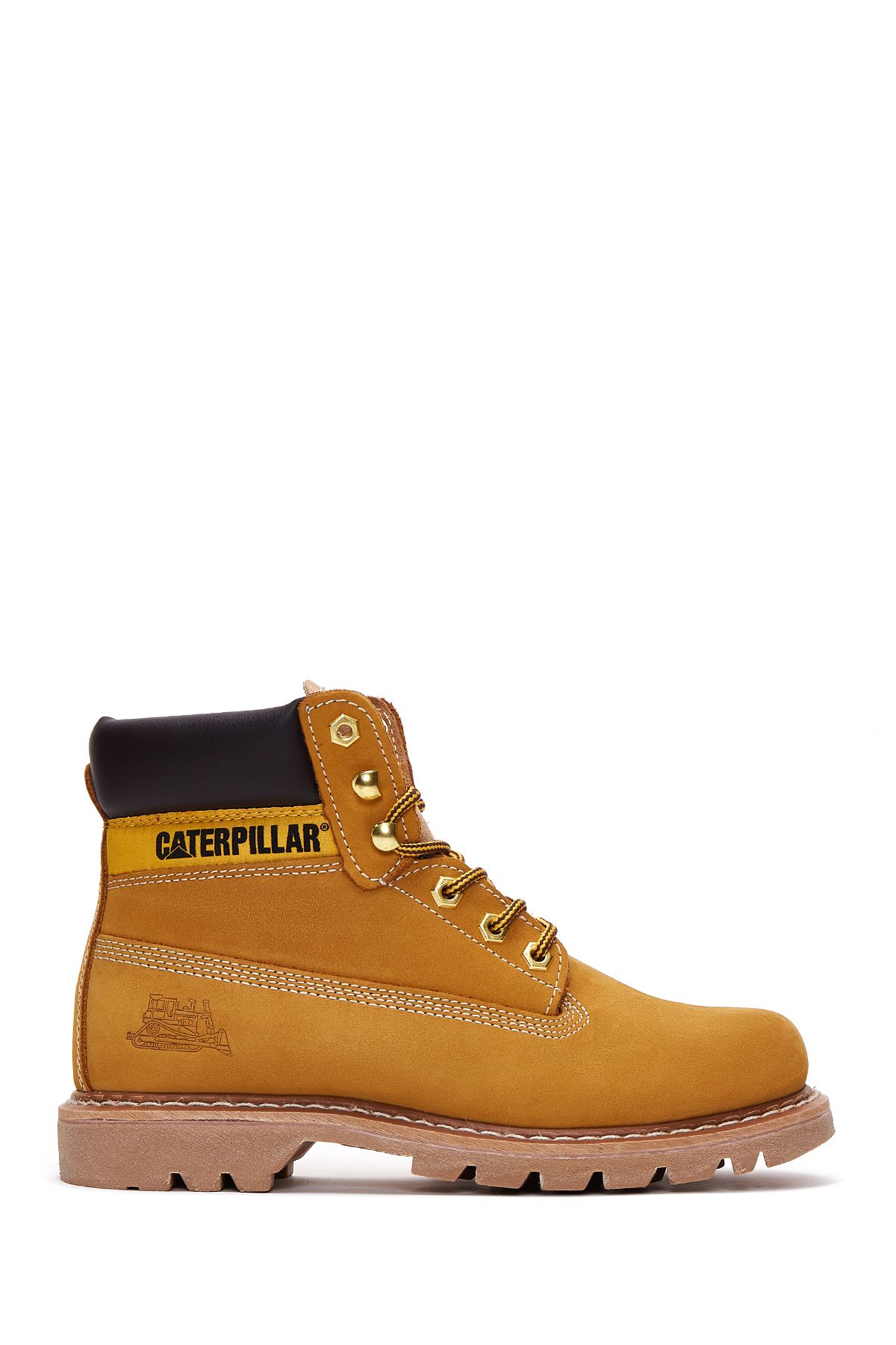 چکمه‌های چرمی مردانه Cat Erpillar Mustard Colorado Nubuck 015m100031