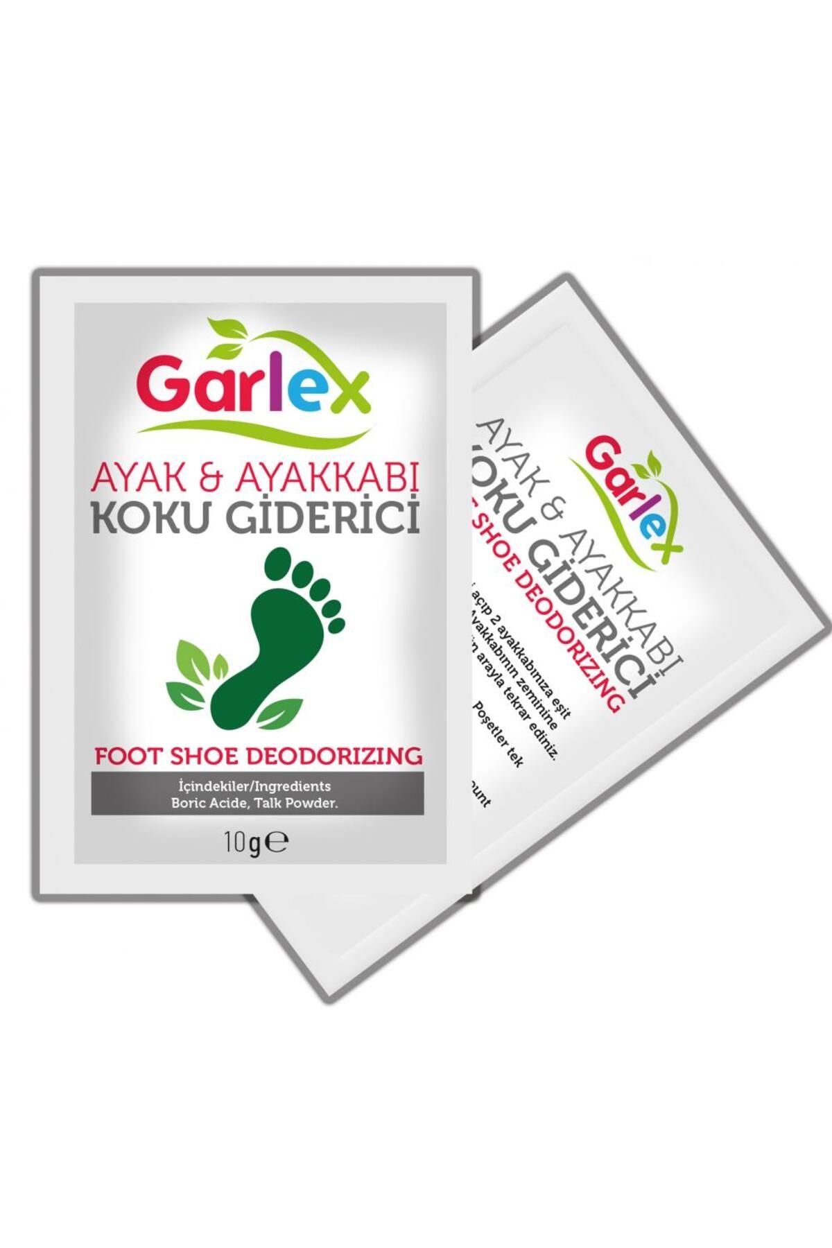 Garlex Ayak & Ayakkabı Koku Önleyici Toz Poşet 10 g