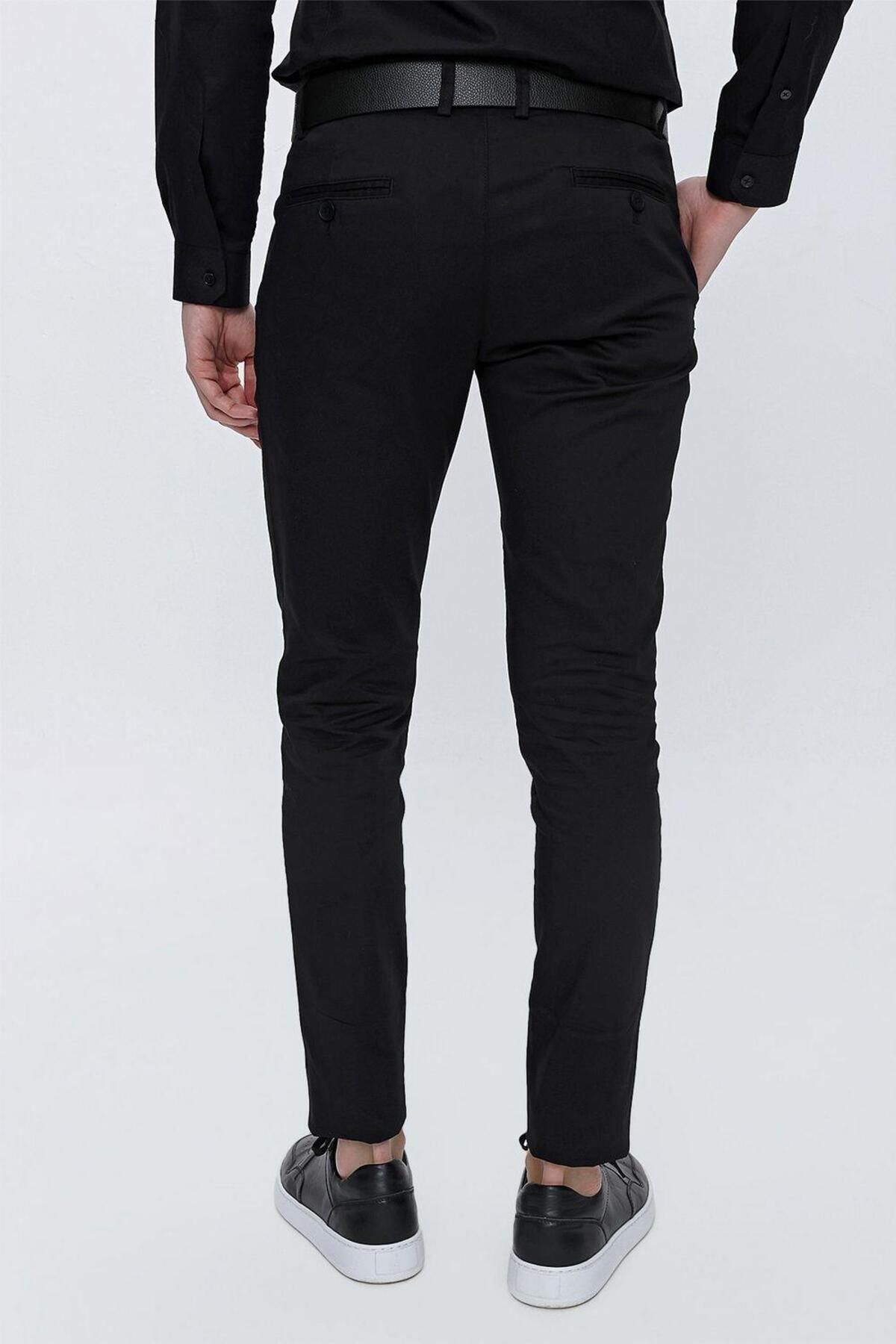 شلوار اسپرت مشکی Efor P 1112 Slim Fit